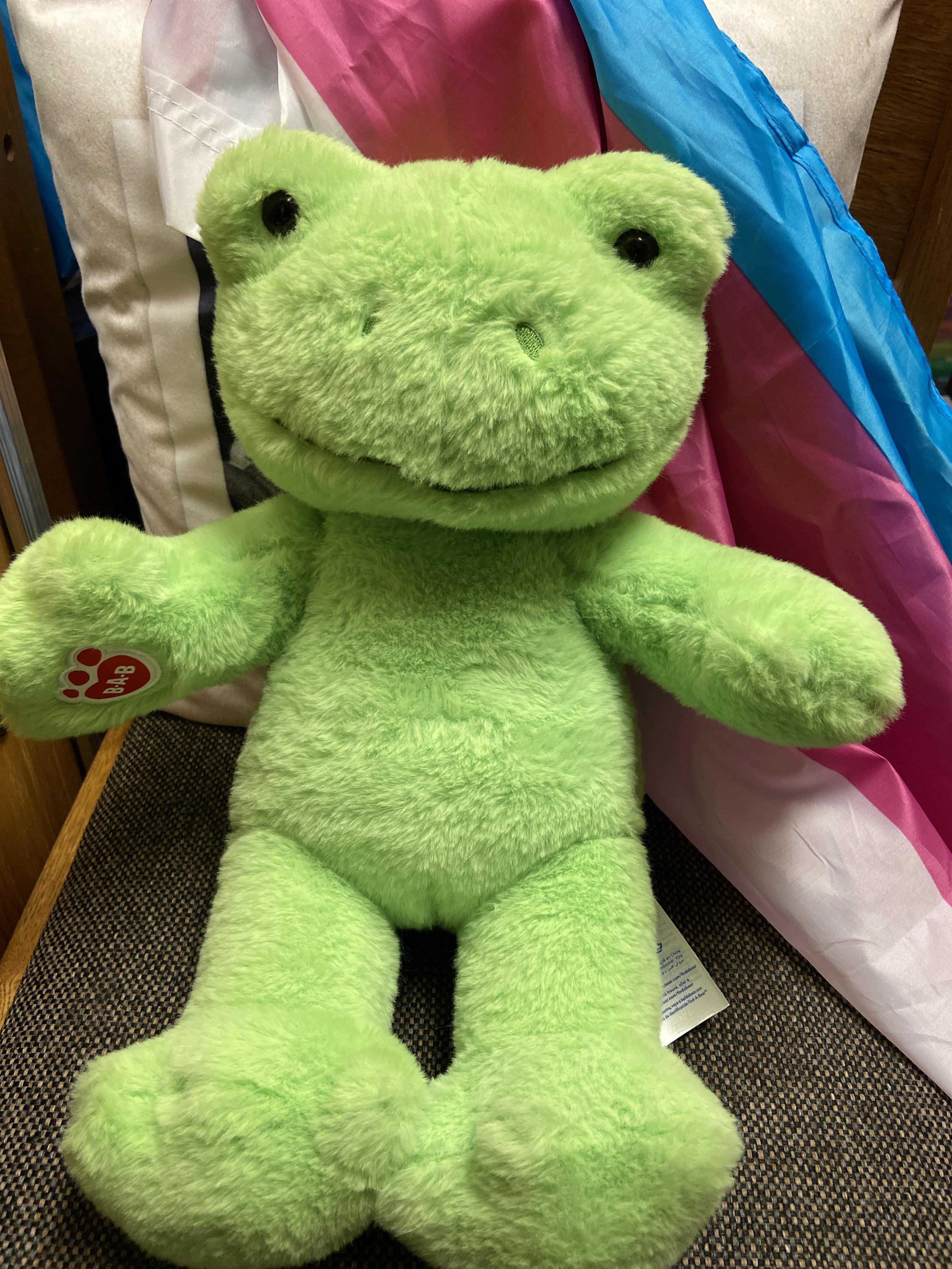 hey everyone! i just got this lovely spring froggy and it turns out the