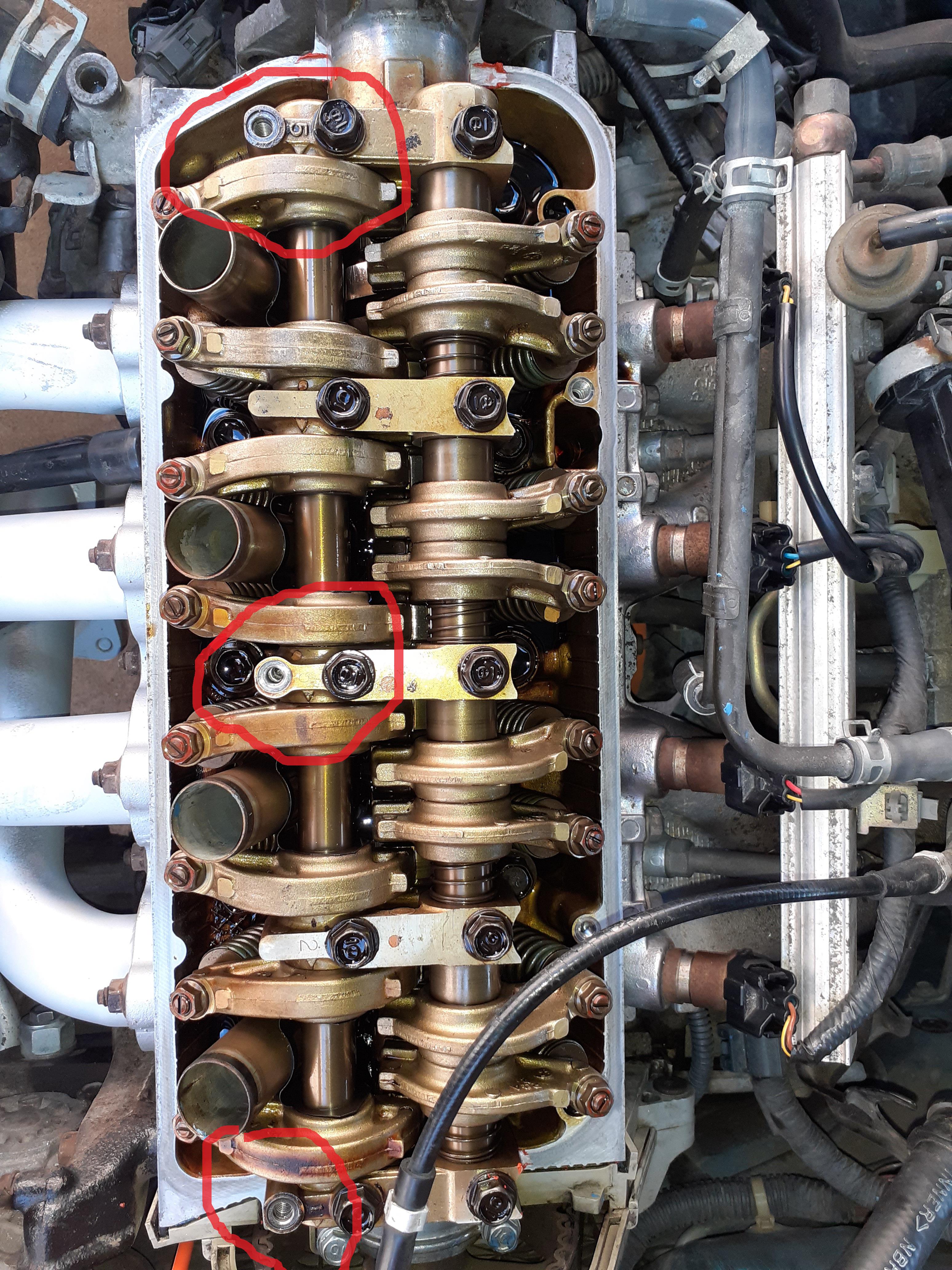 One of the holes for the valve cover bolts cracked and doesn't have