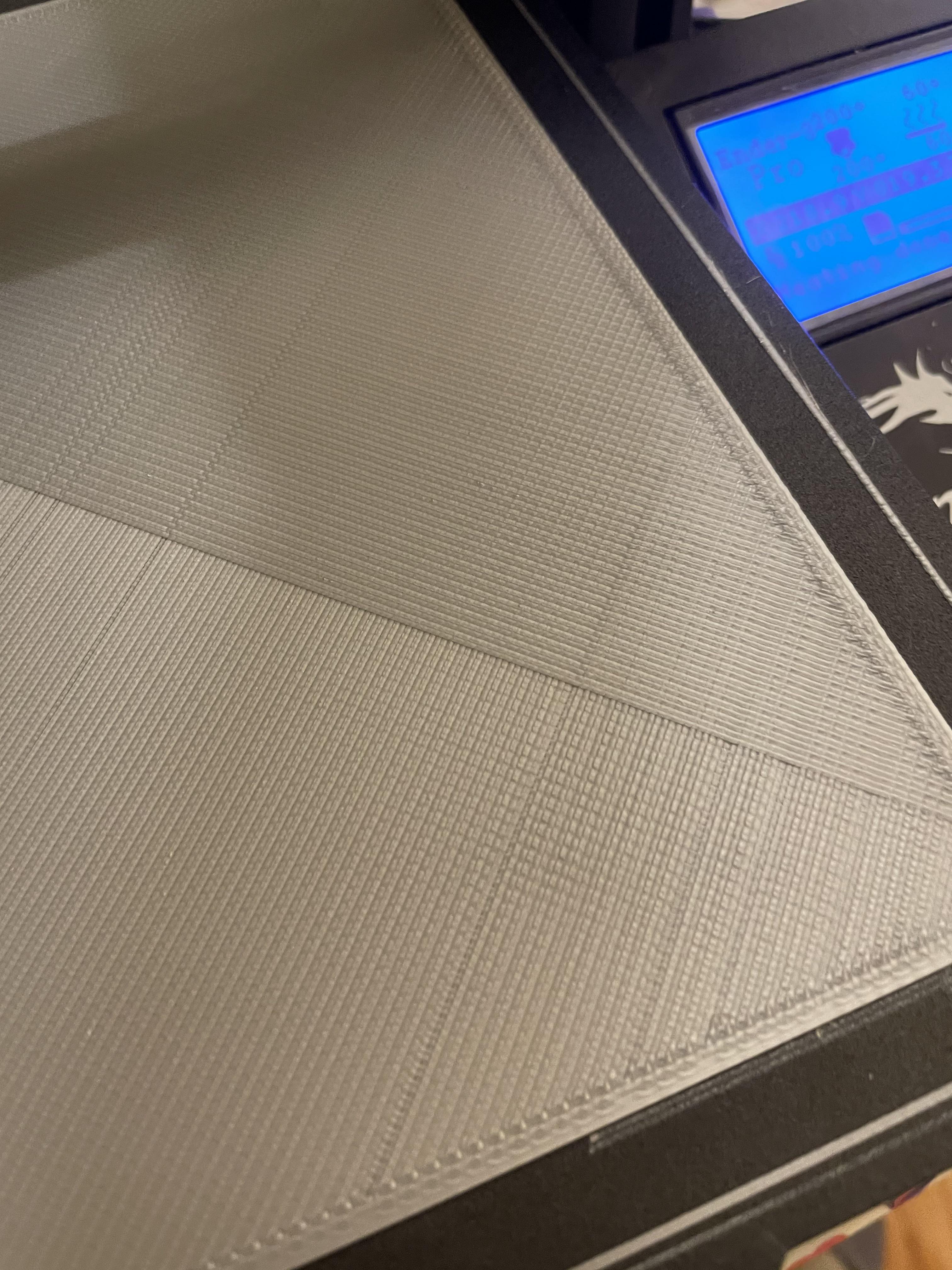 Why is this happening, weird lines as if there was some sort of dent in