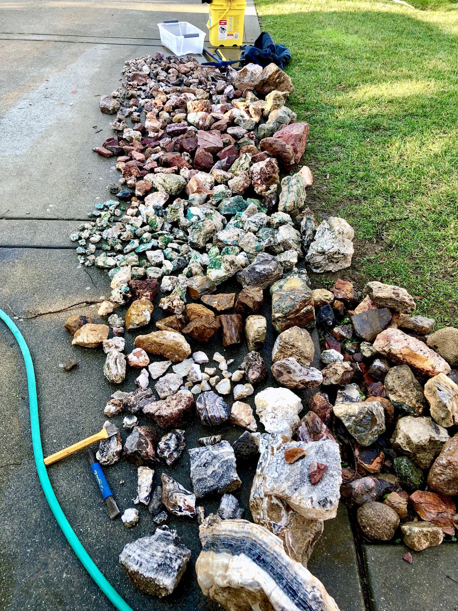 Another rockhounding trip to Arizona complete. Is this was addiction