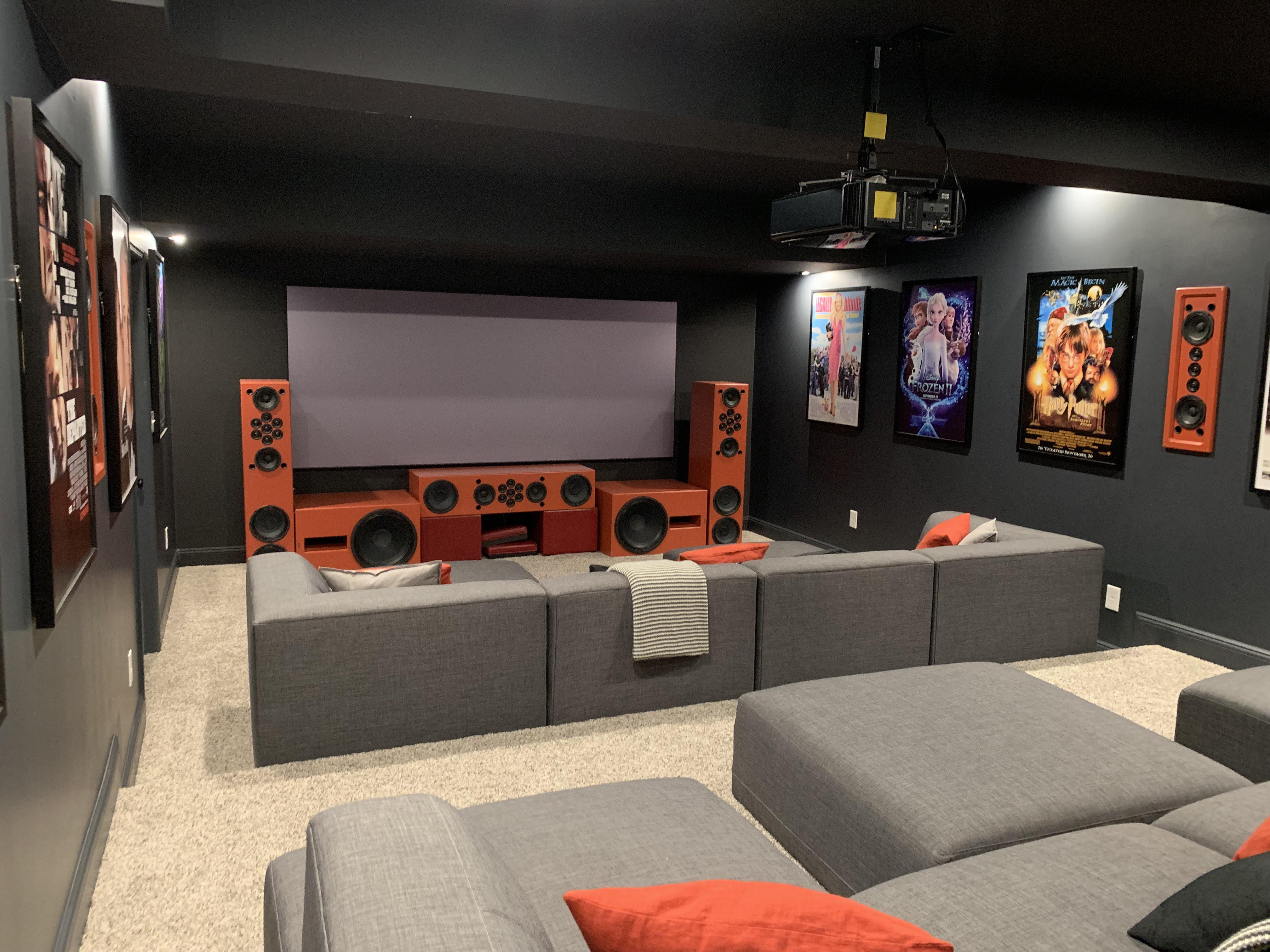 Time Lapse of Home Theater Construction hometheater