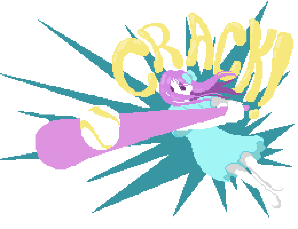 Aubrey with bat by me r/OMORI