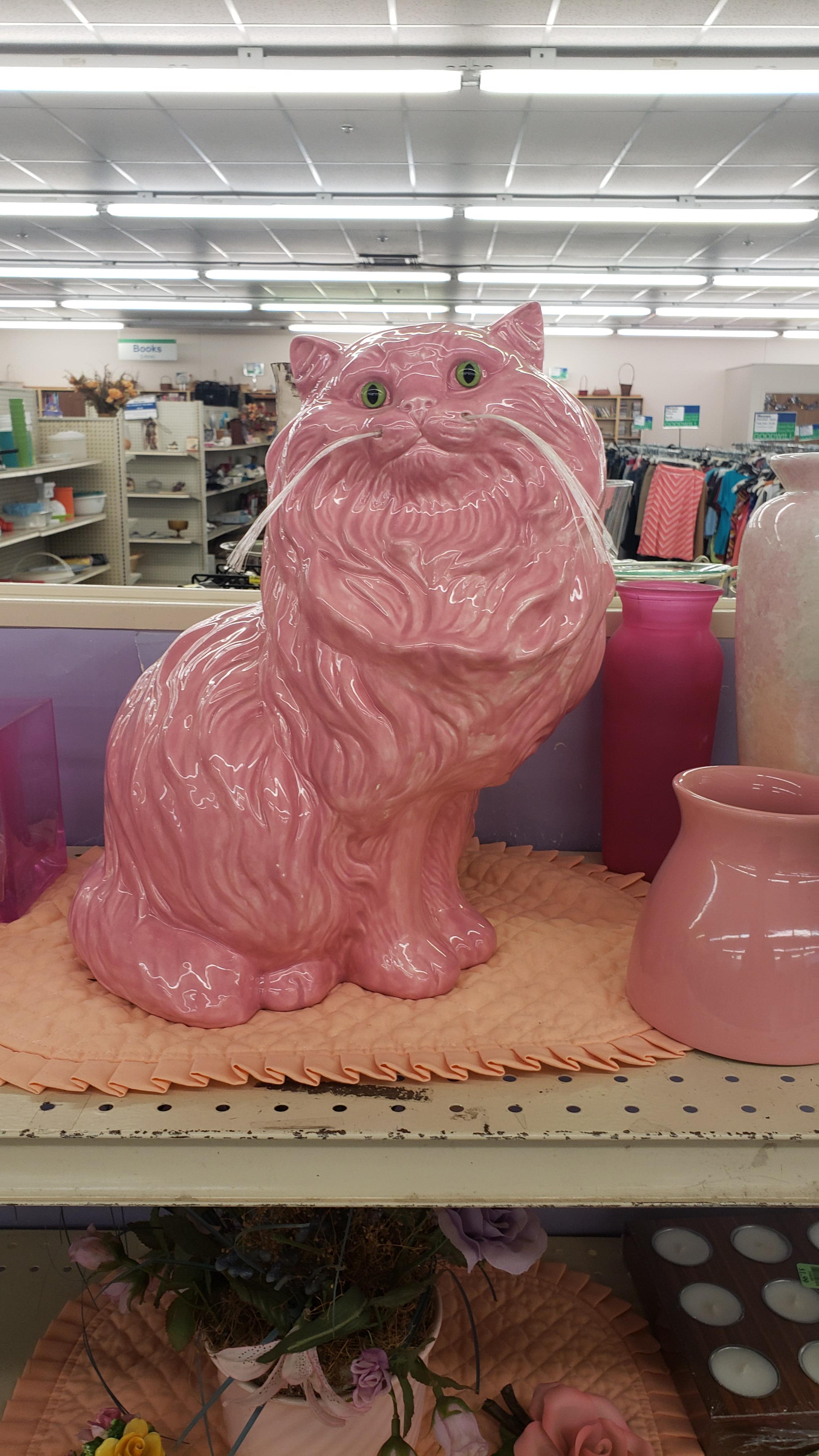 Just bought this cat at a thrift store. Anyone have any ideas where it