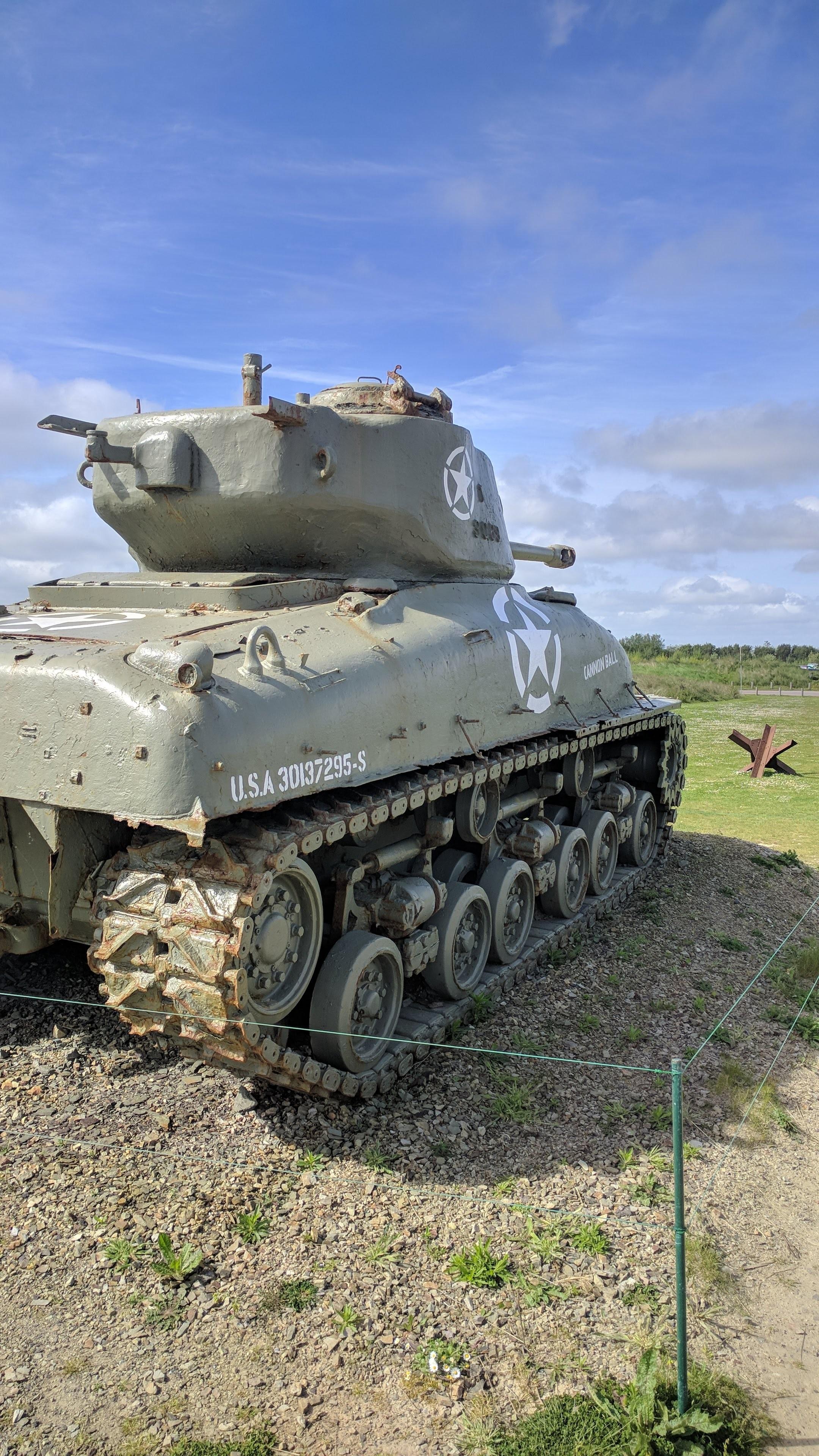 American Tank by Utah Beach, Normandy r/TankPorn