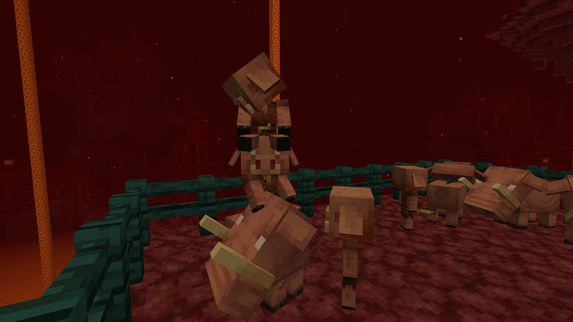 It seems that the baby Piglins have learned some new tricks r/Minecraft