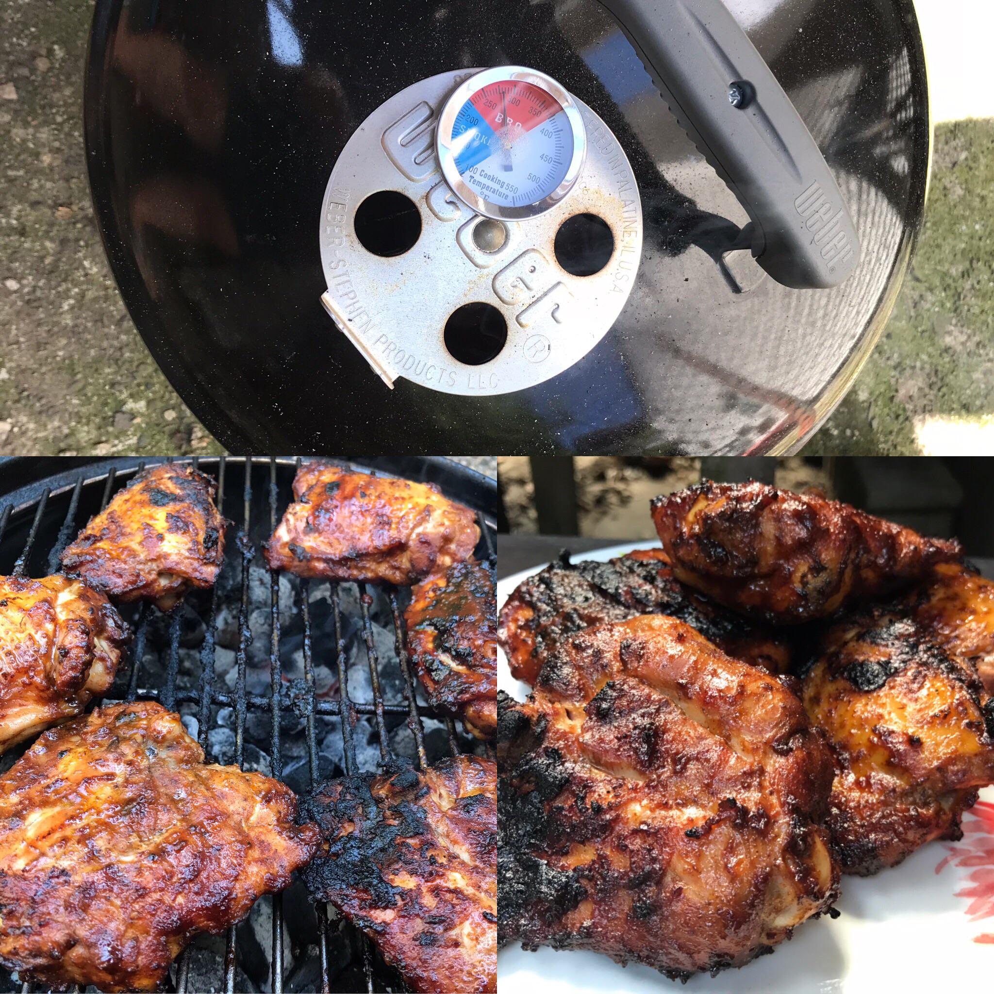 Grilling try 2! Chicken thigh edition! r/webergrills