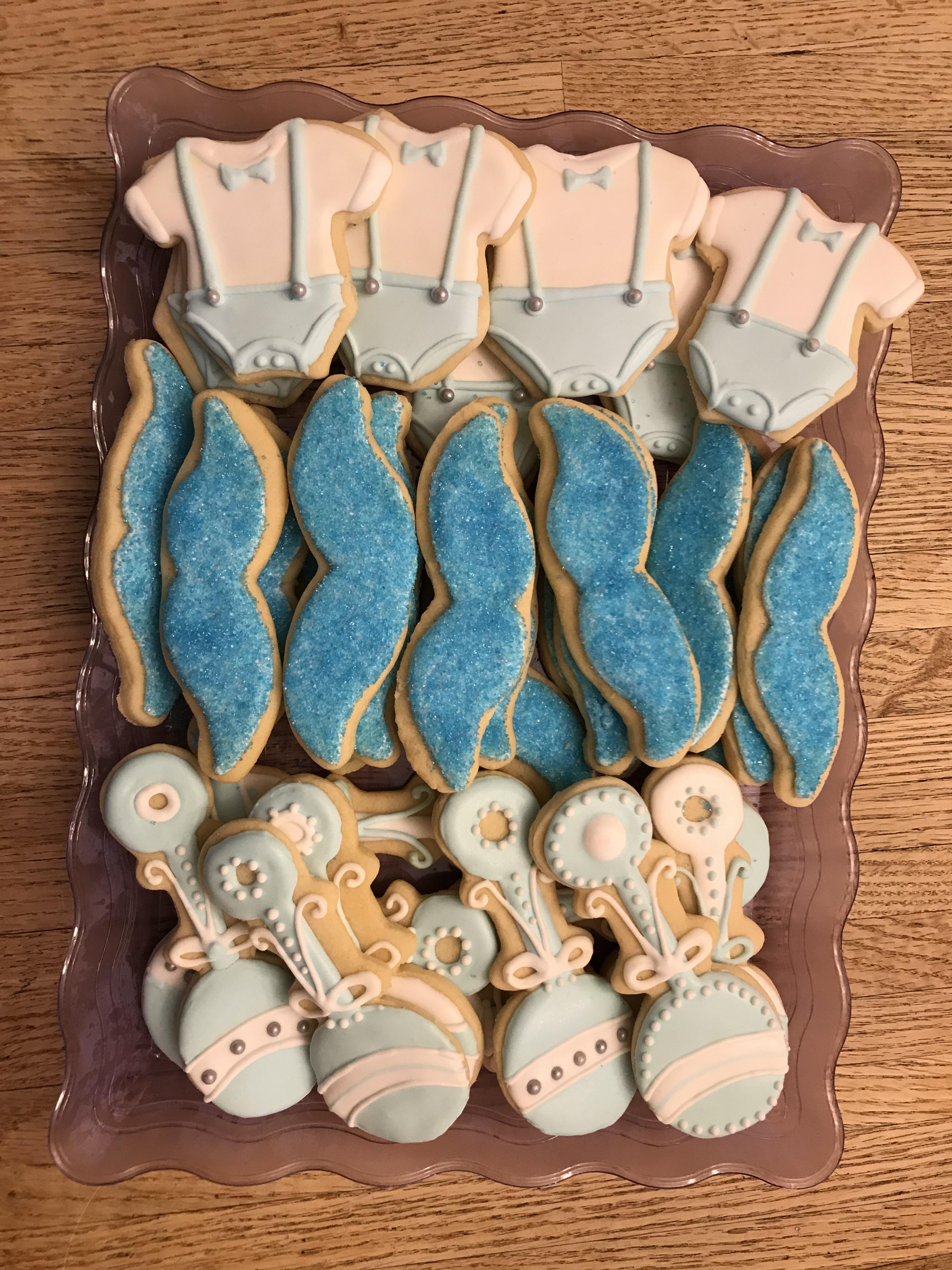 Baby Boy shower cookies r/cookiedecorating