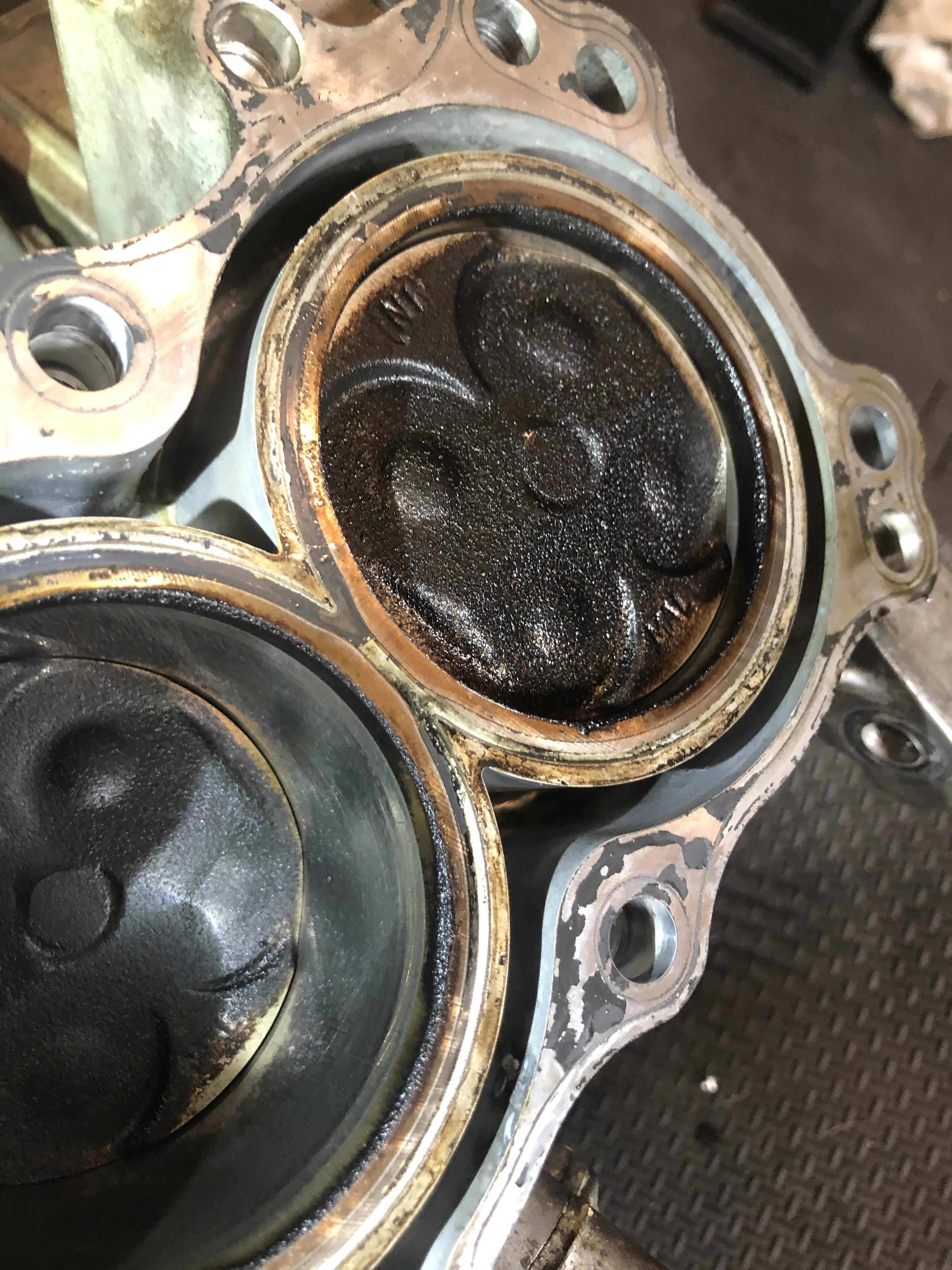95' CBR600F3 First time disassembling a engine, I had suspicions of worn pistons rings, is this