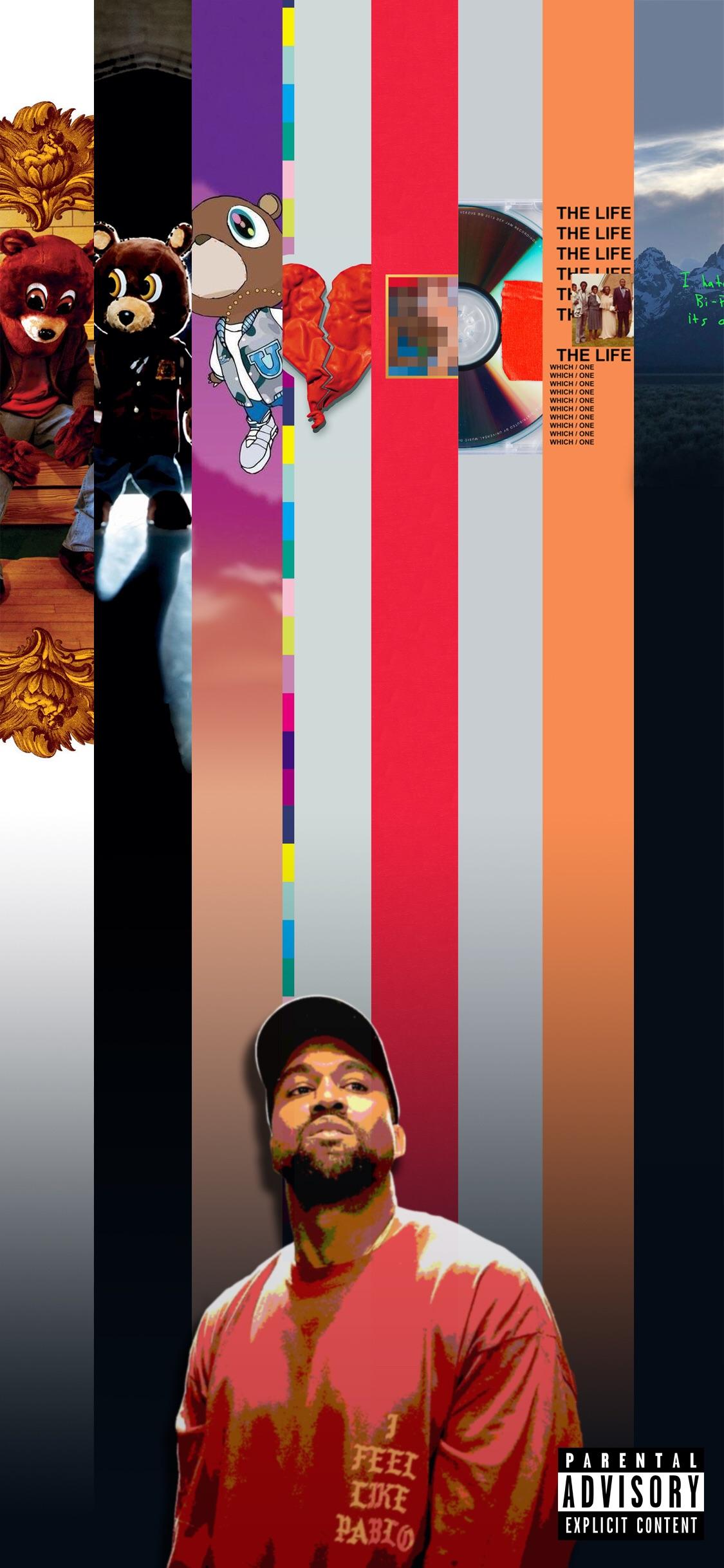 Kanye album iPhone X wallpaper Kanye
