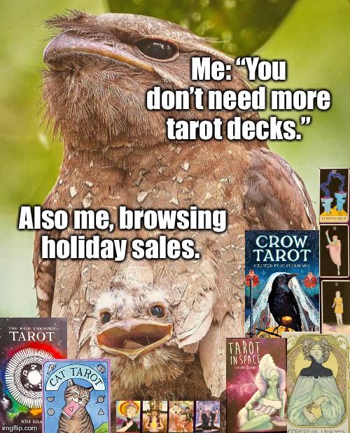 A Black Friday Meme for you guys tarot