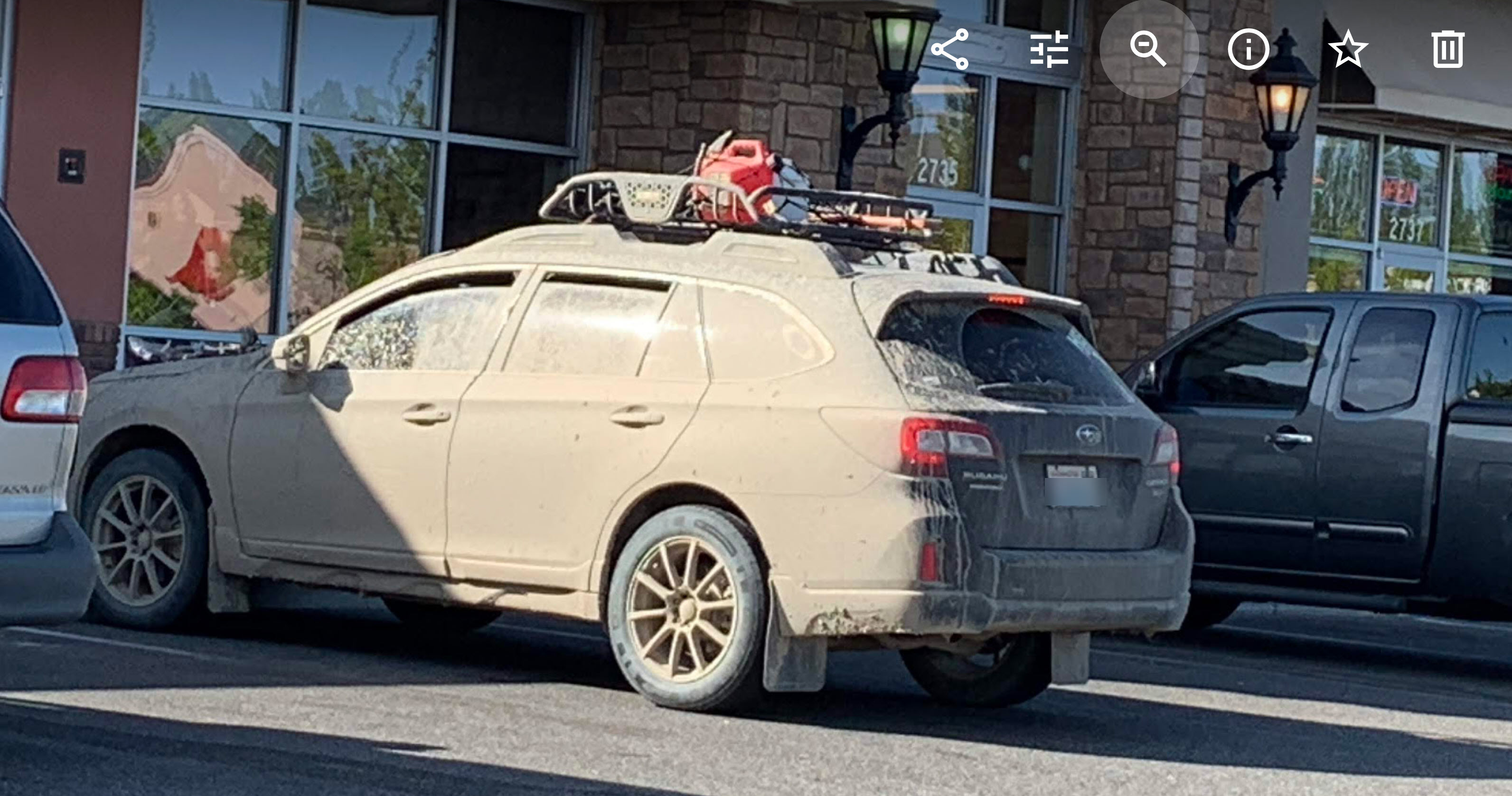 Spotted in Richland WA (Shortly after washing my car) A+ for nearly full coverage. r/subaru