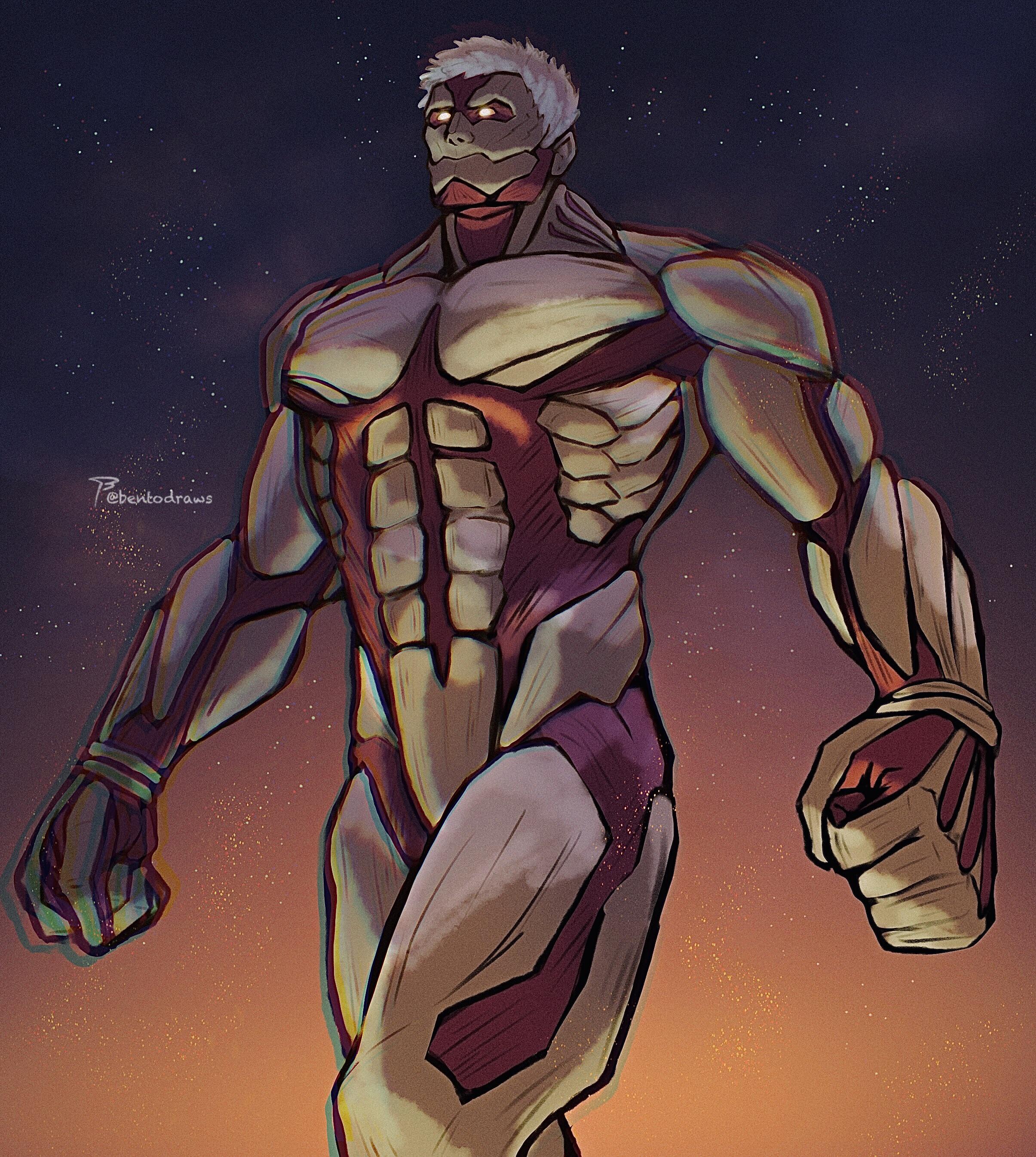 I drew the Armored Titan r/attackontitan