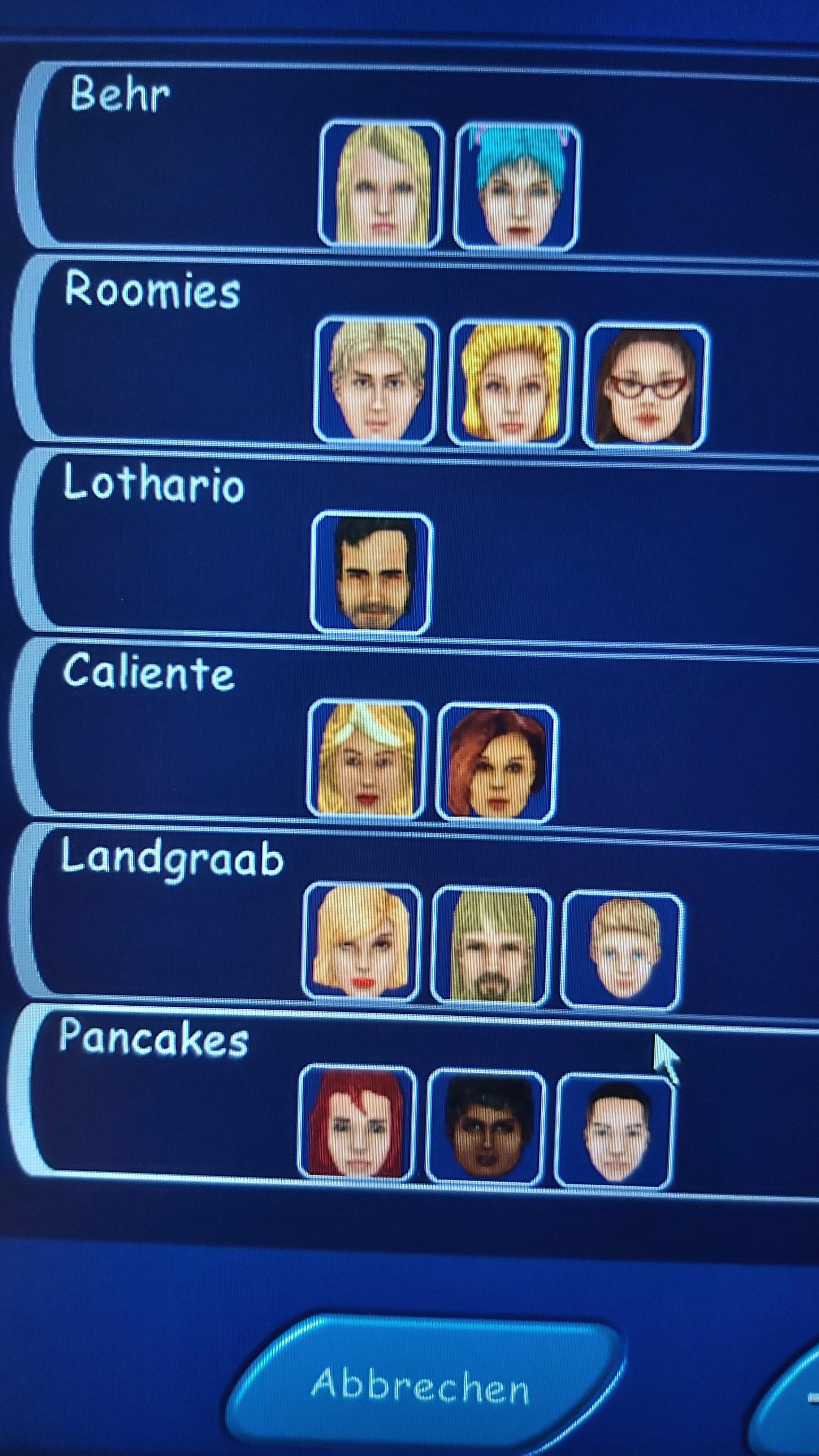 Tried to recreate some Sims Townies that appeared first in the Sims 2