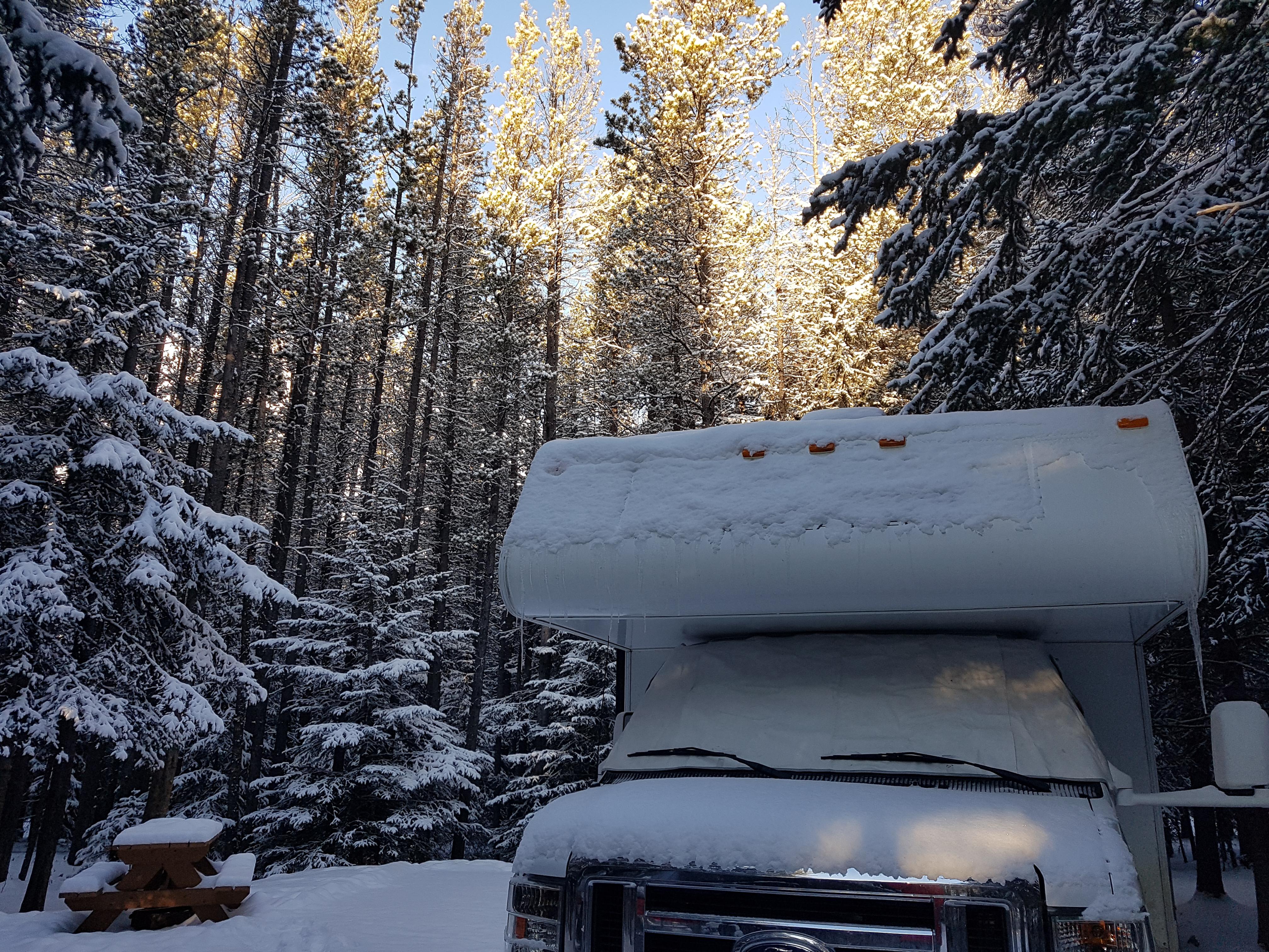Winter Camping Kananaskis Camp Sundance Lodges, Kananaskis This