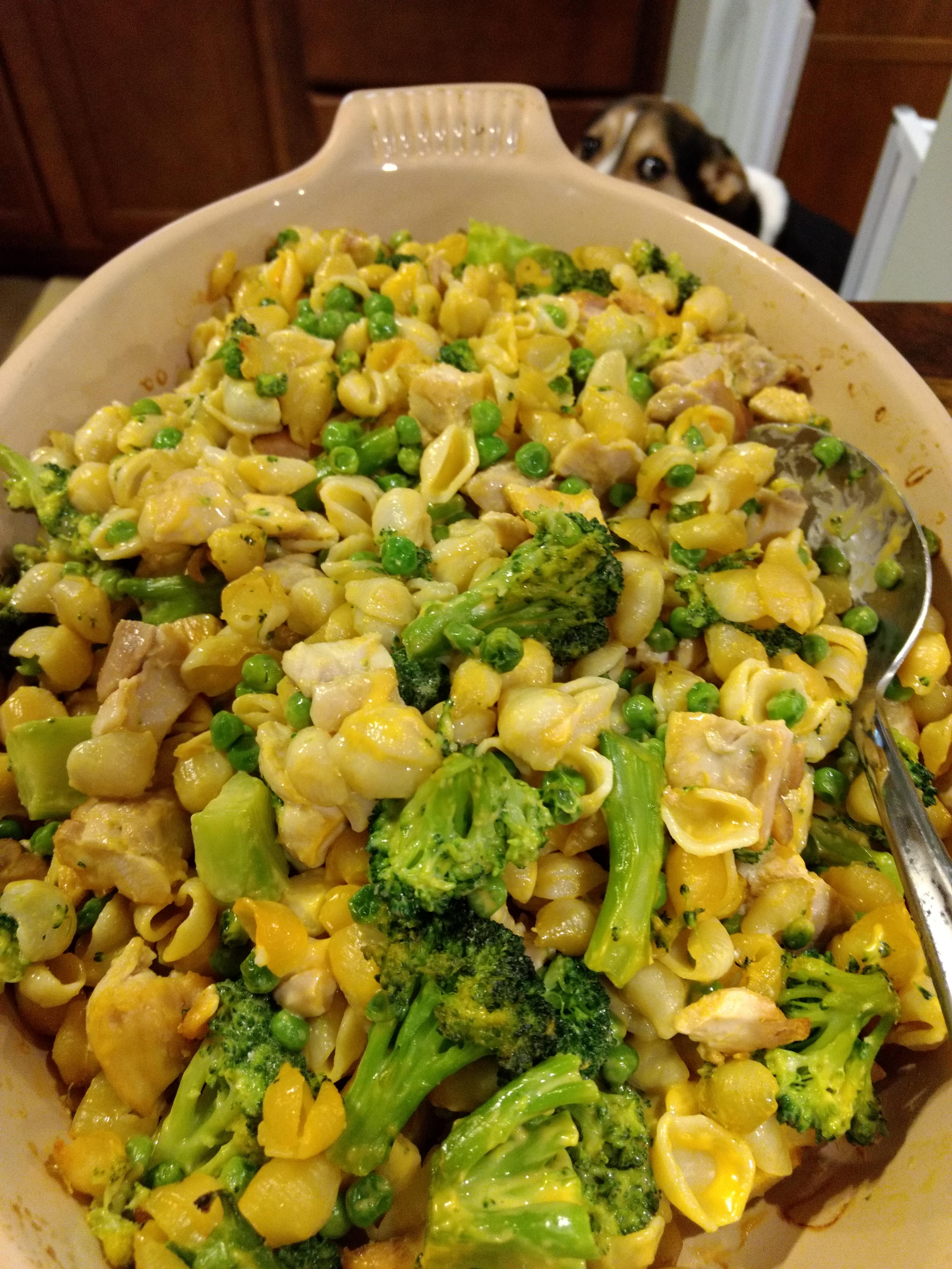 Macaroni and broccoli casserole r/tonightsdinner
