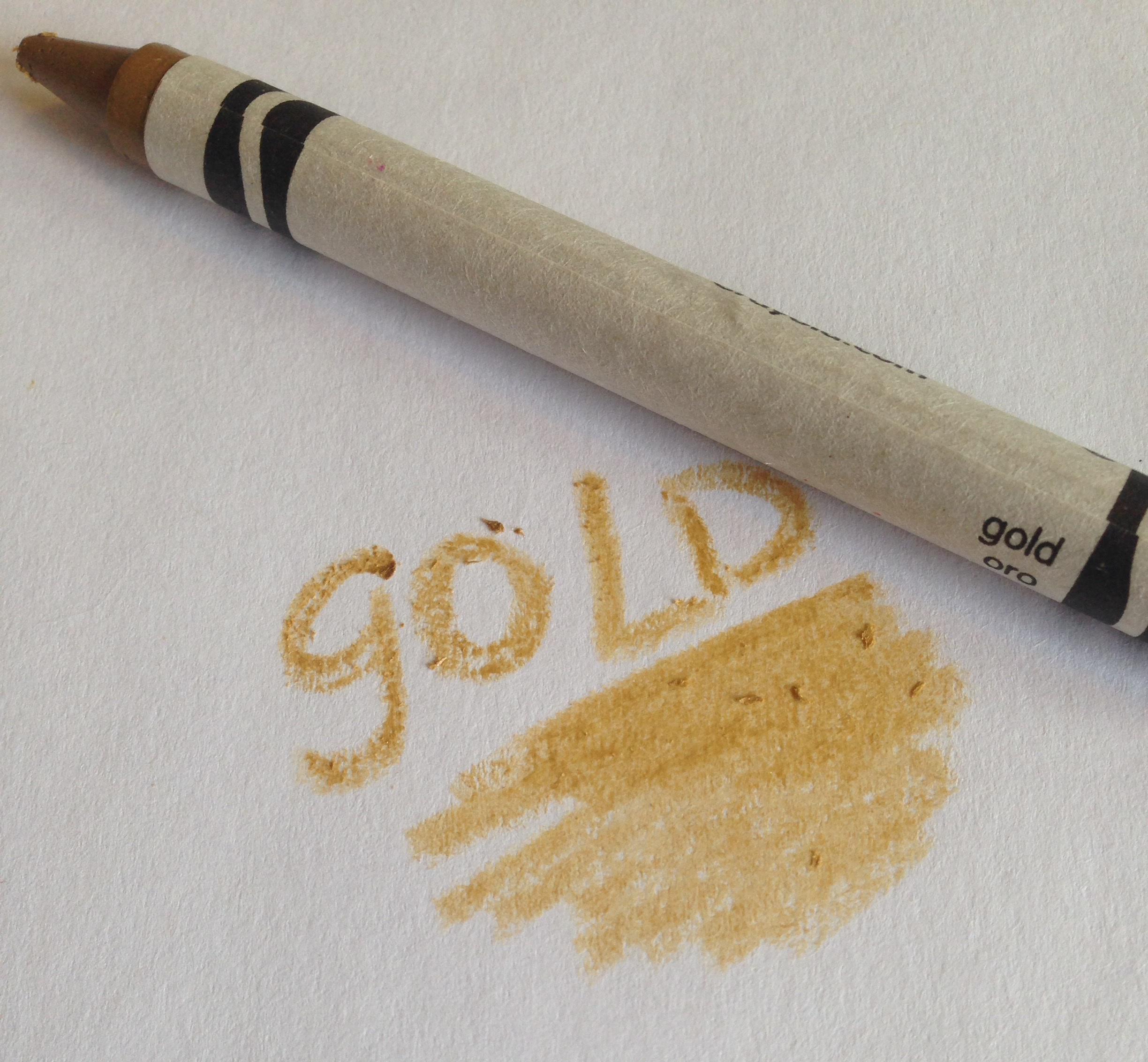 Gold Crayola Crayons r/nostalgia