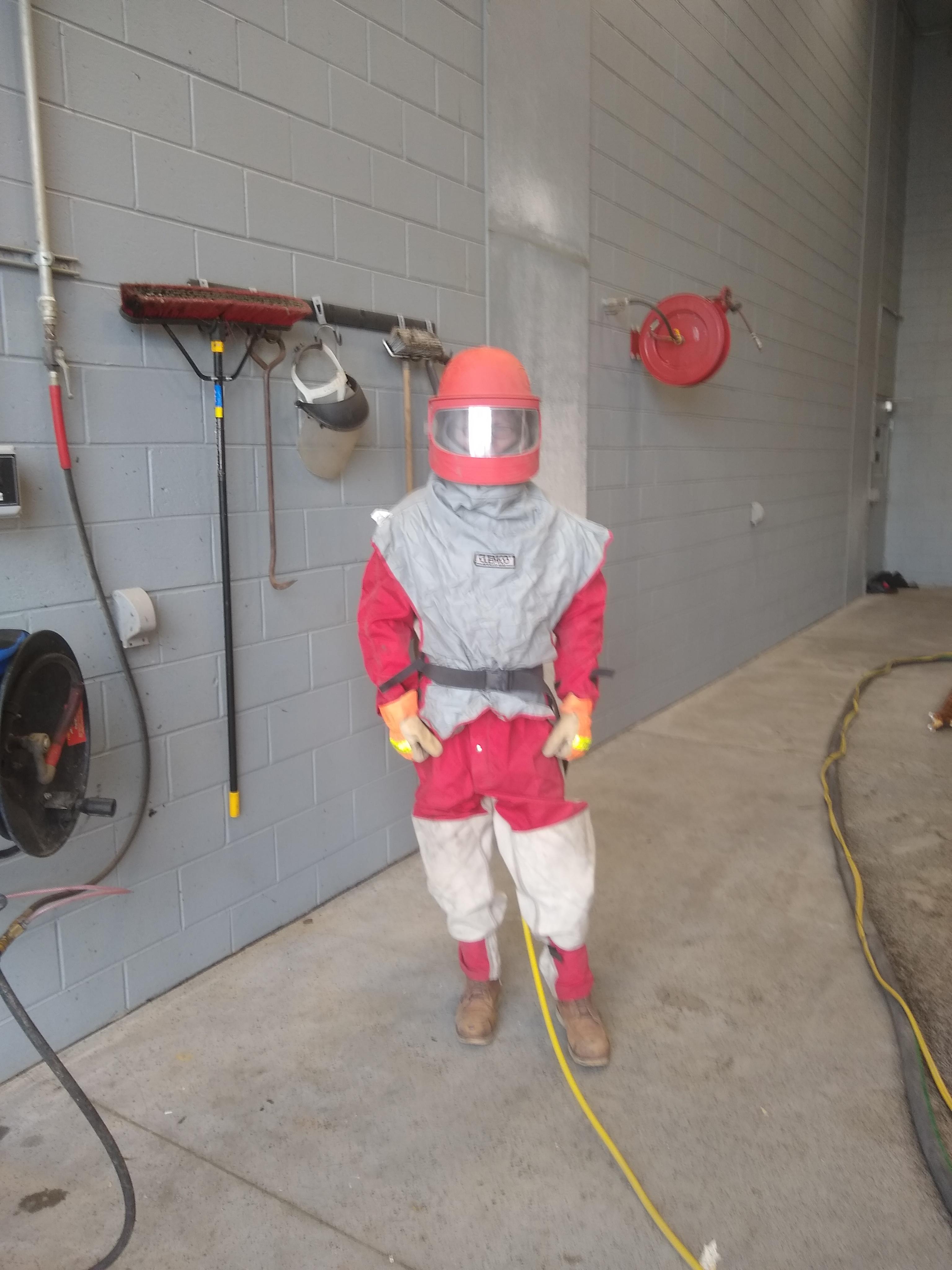 Rate my safety gear? r/Sandblastingporn