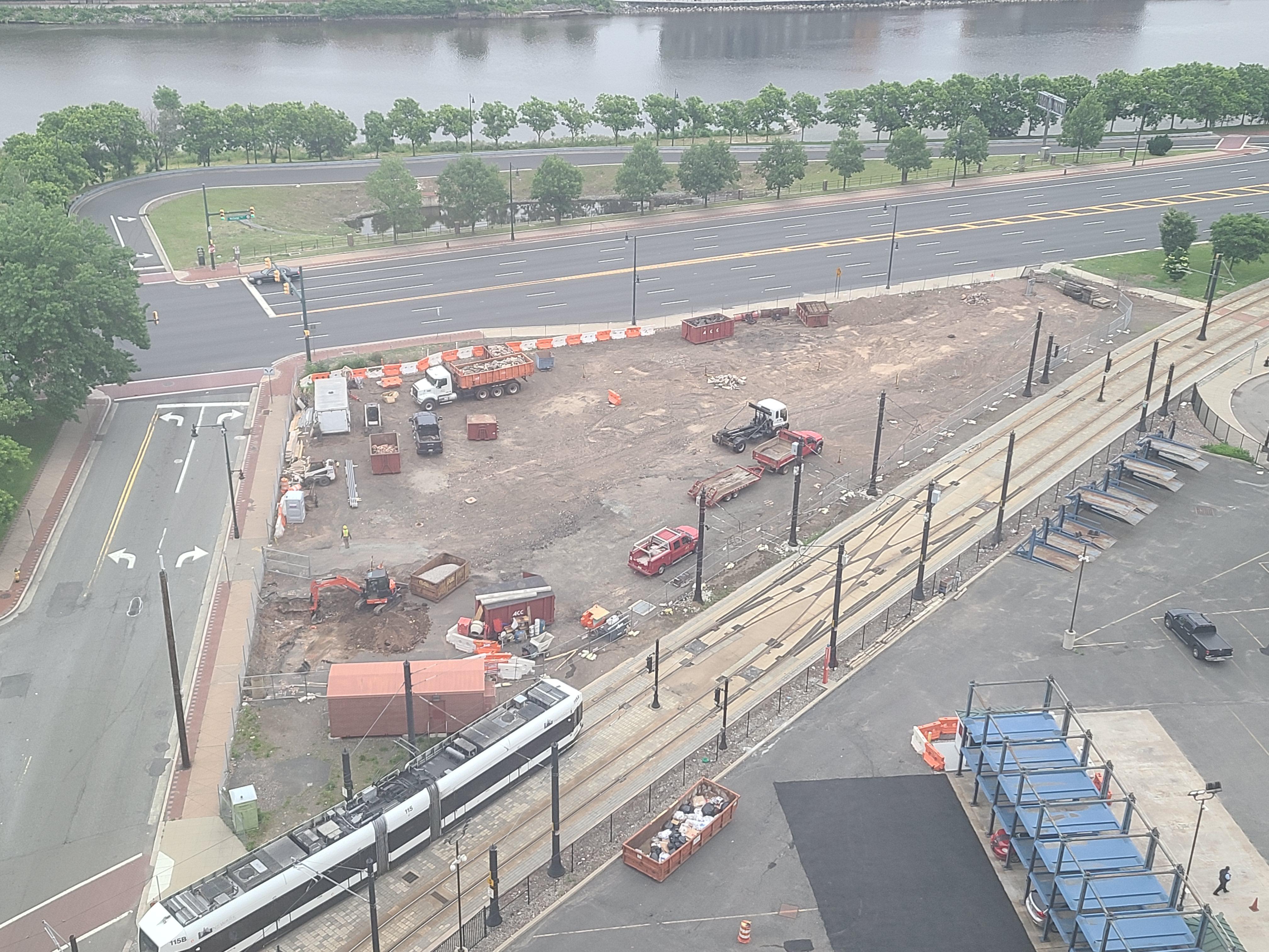 Does anyone know what is going on at the corner of 21 and Lombardy st