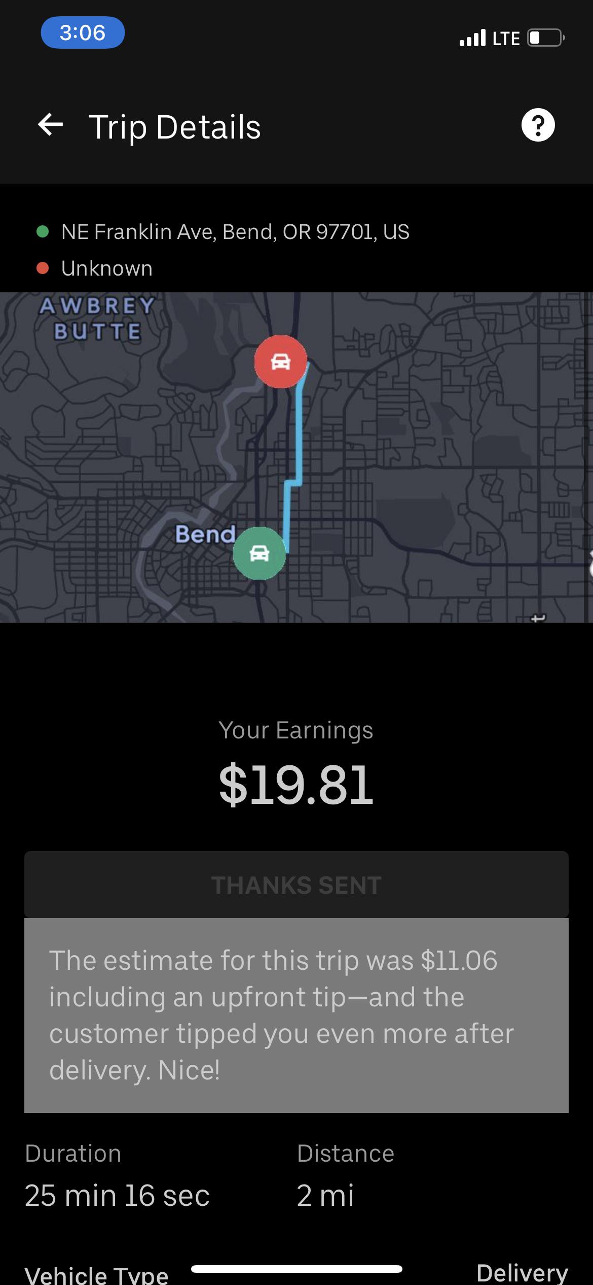 My first alcohol delivery, didn’t know you get the full fare once