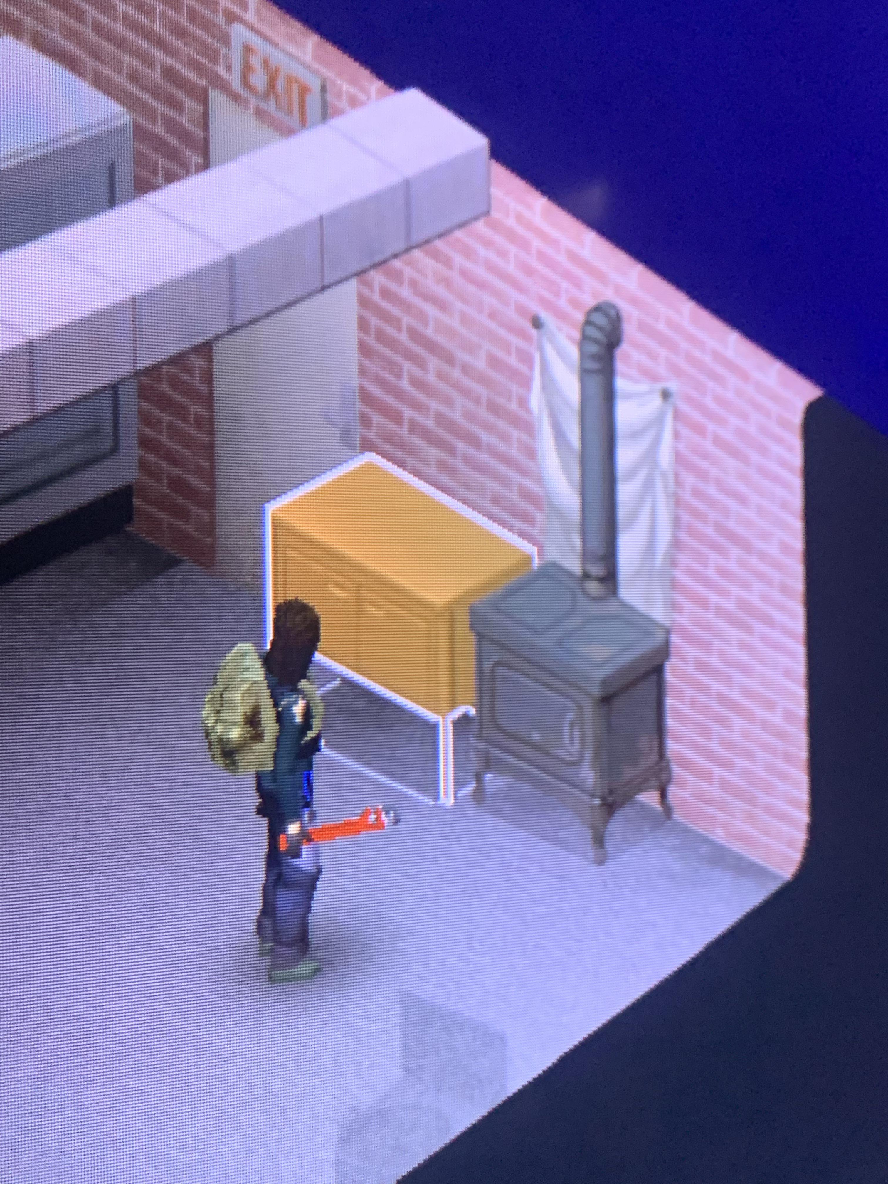 Will using the antique oven in this spot set the base on fire? This is