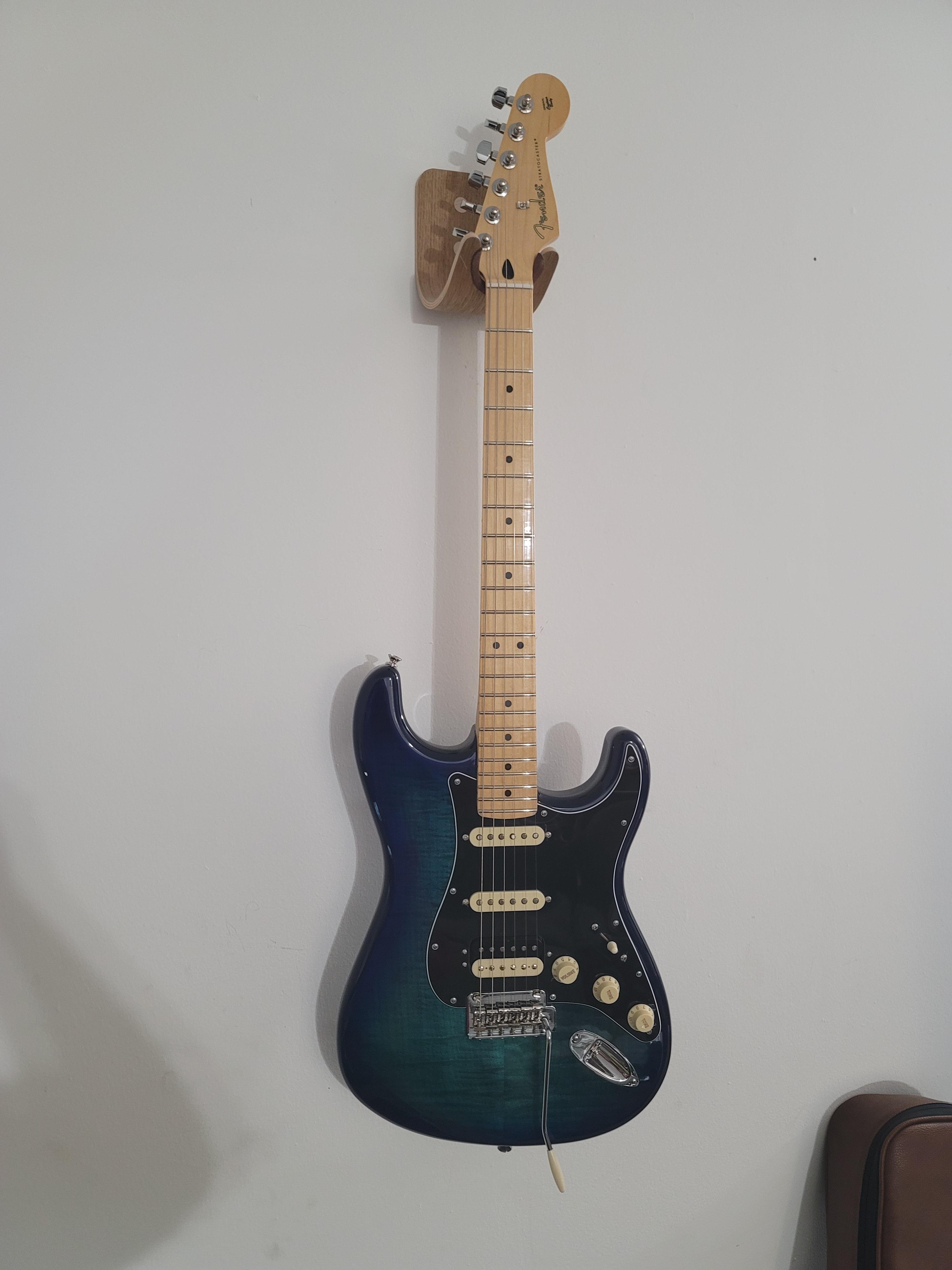 New Guitar. It's nothing special but its my first true Fender Strat. I