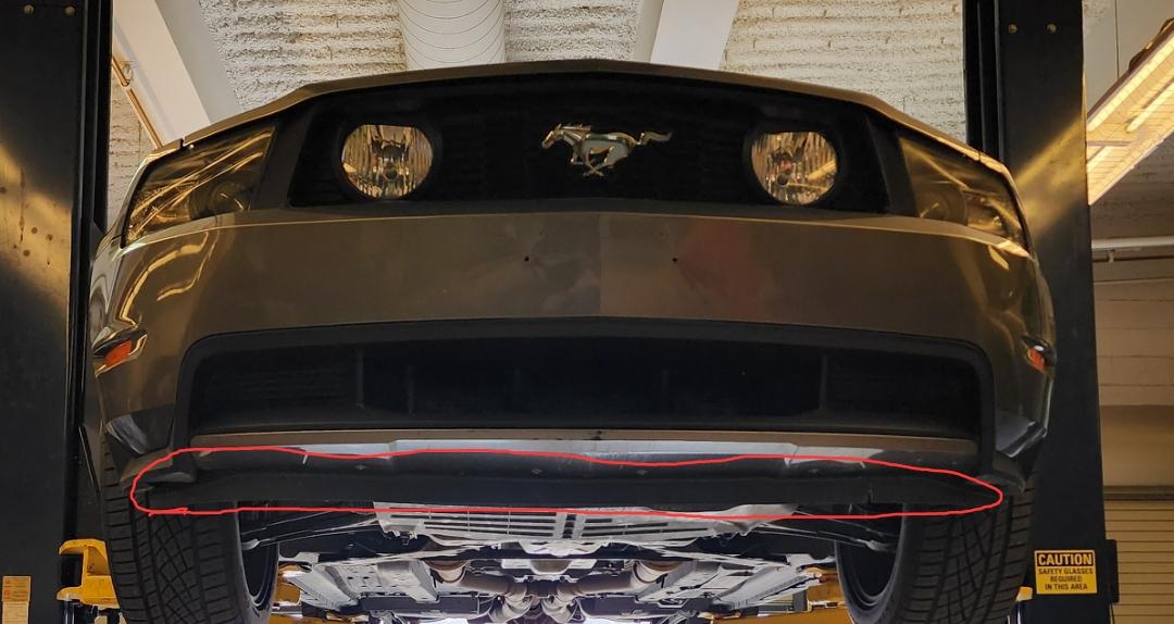 What is this rubber skirt under the bumper called? It scraps over every