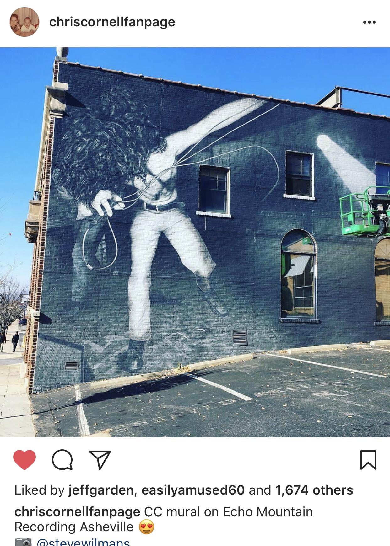 SG mural in Asheville r/Soundgarden