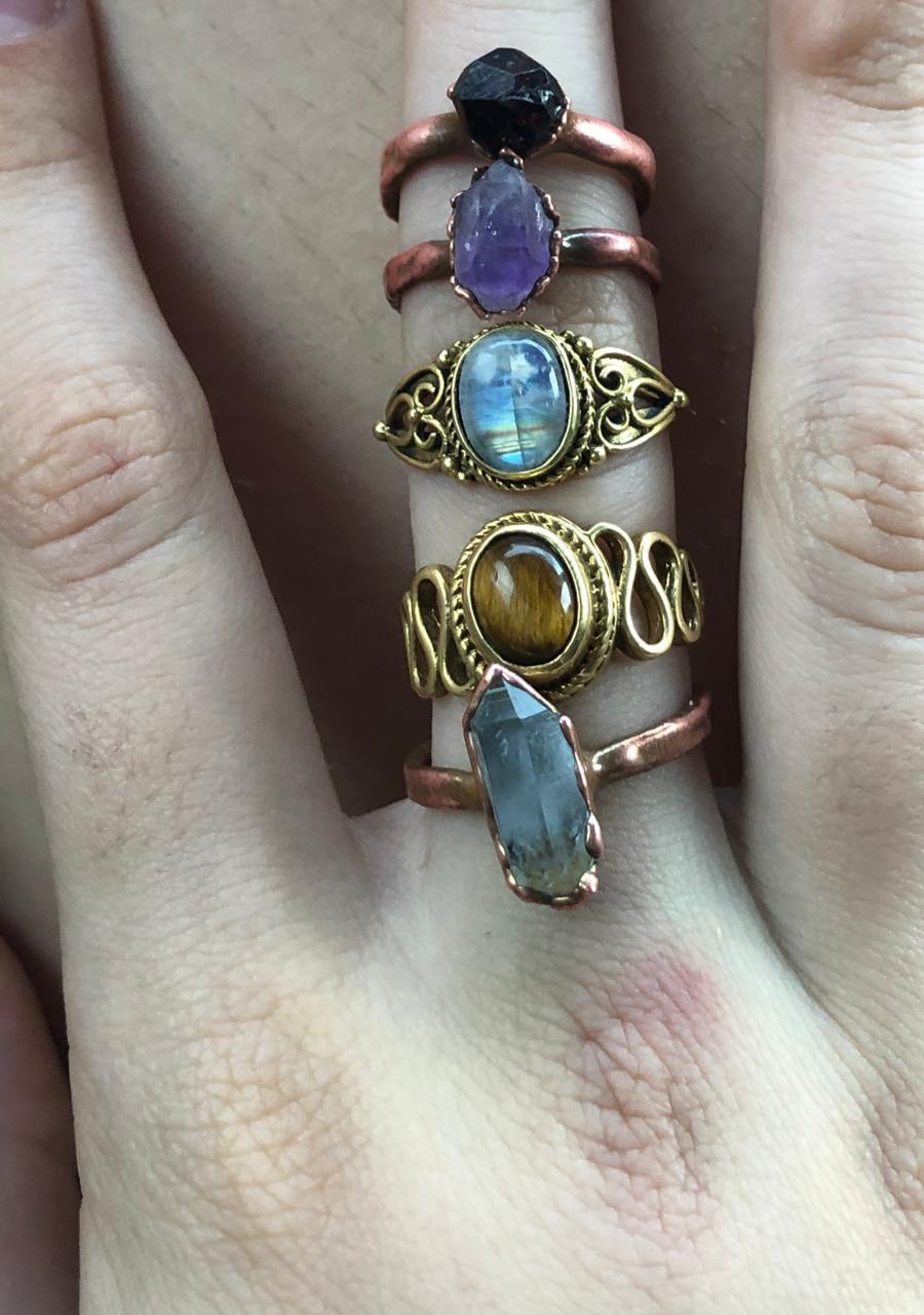 My girlfriends pretty rings! She loves this sub Reddit so much, and I