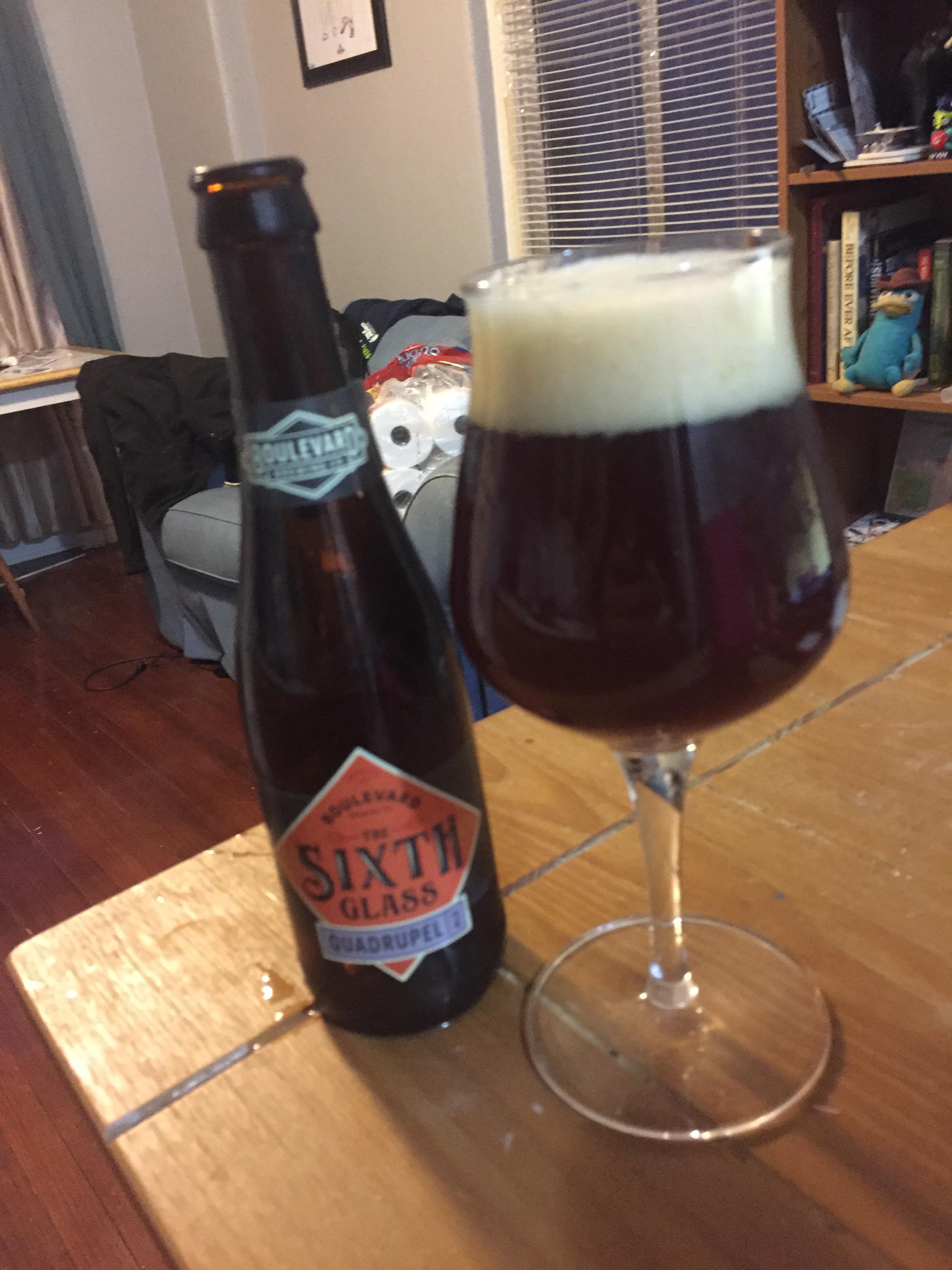 Boulevard The Sixth Glass Belgian Quad r/beerporn