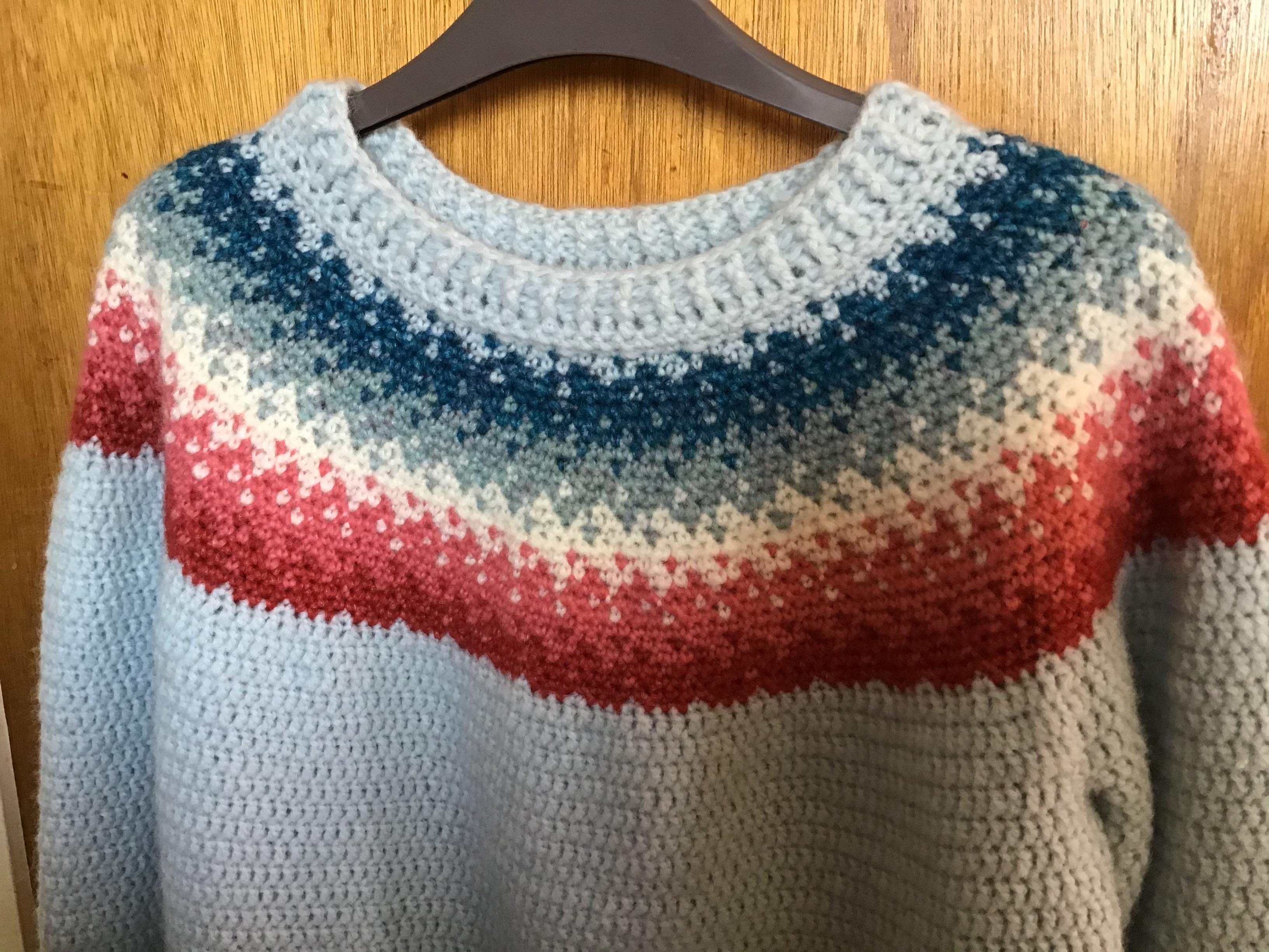 My first crocheted jumper! What do you think? 🧶 r/crochet