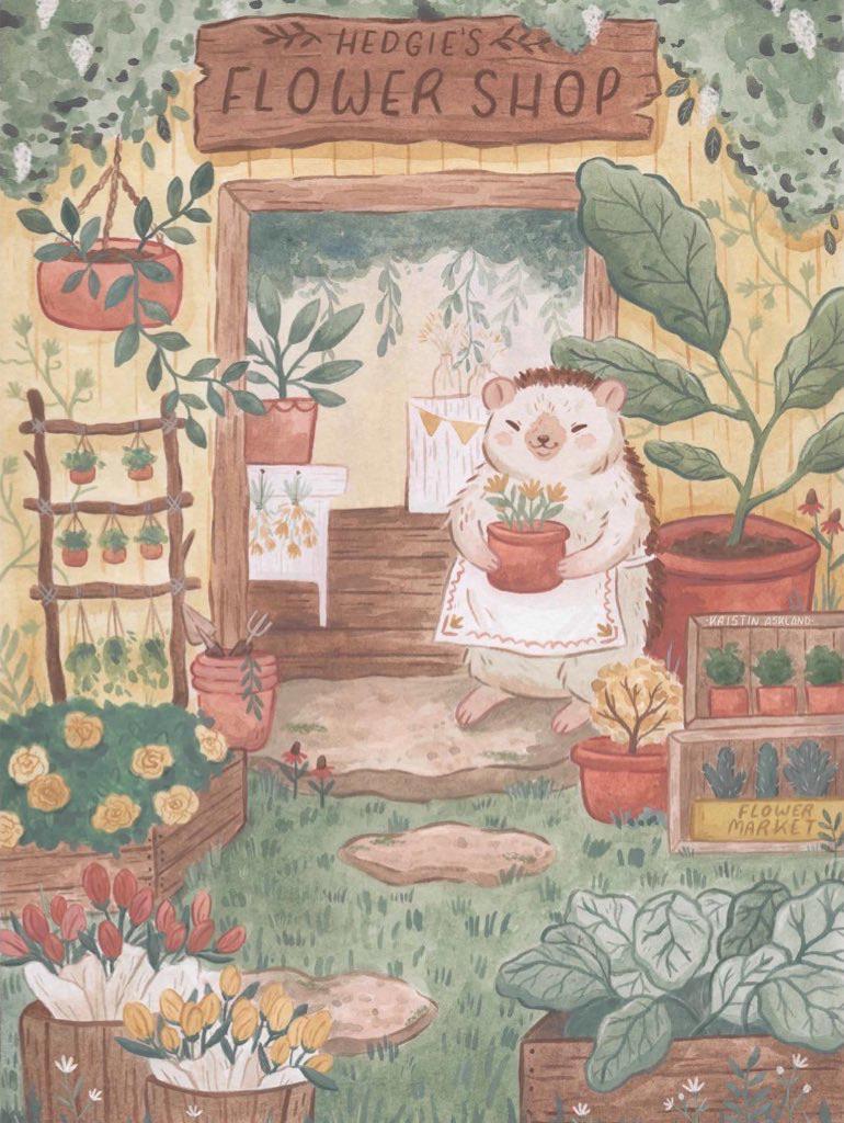 to the flower shop🌷 r/cottagecore