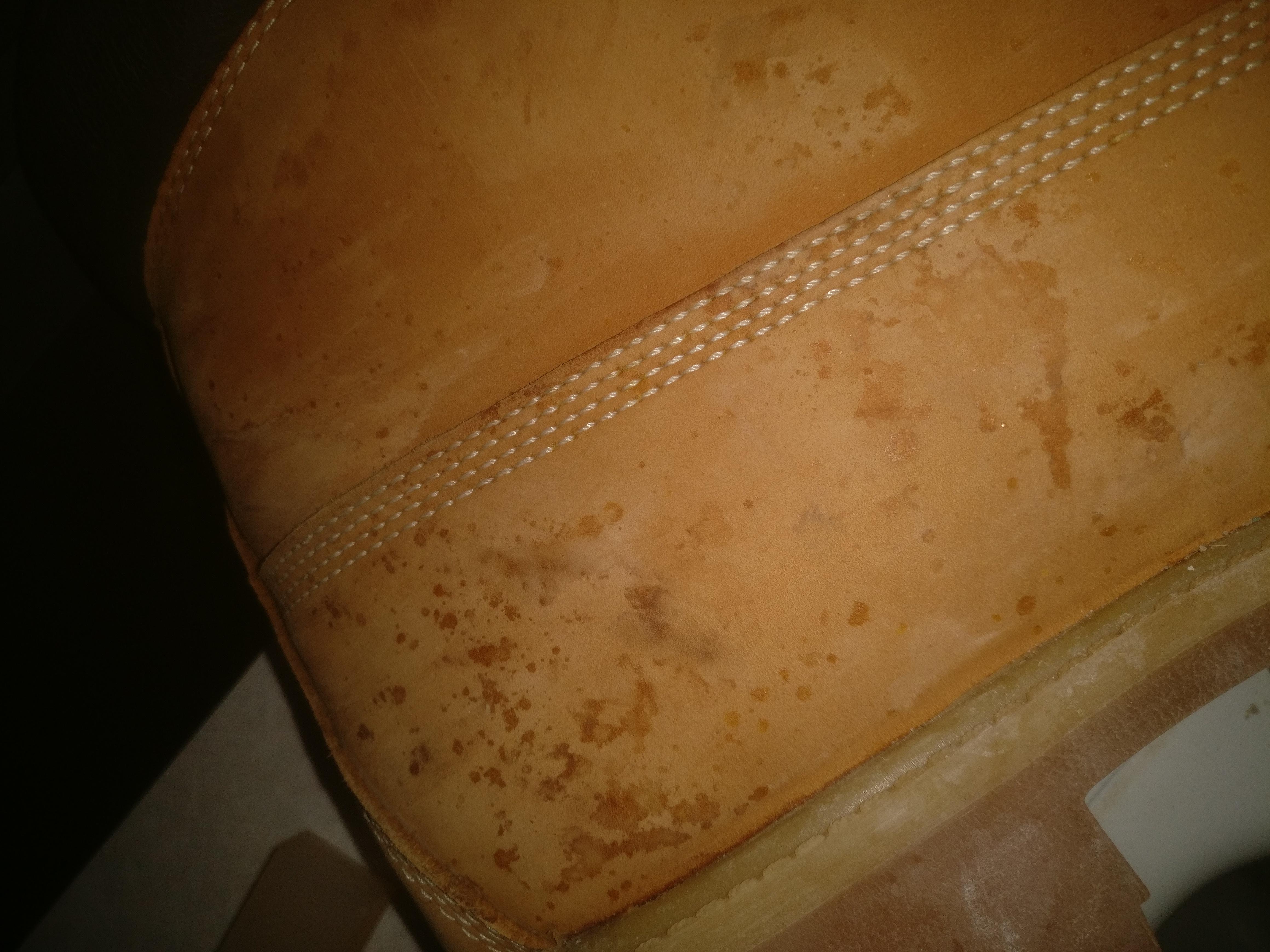 How do I clean these stains off Timberlands?? r/Sneakers