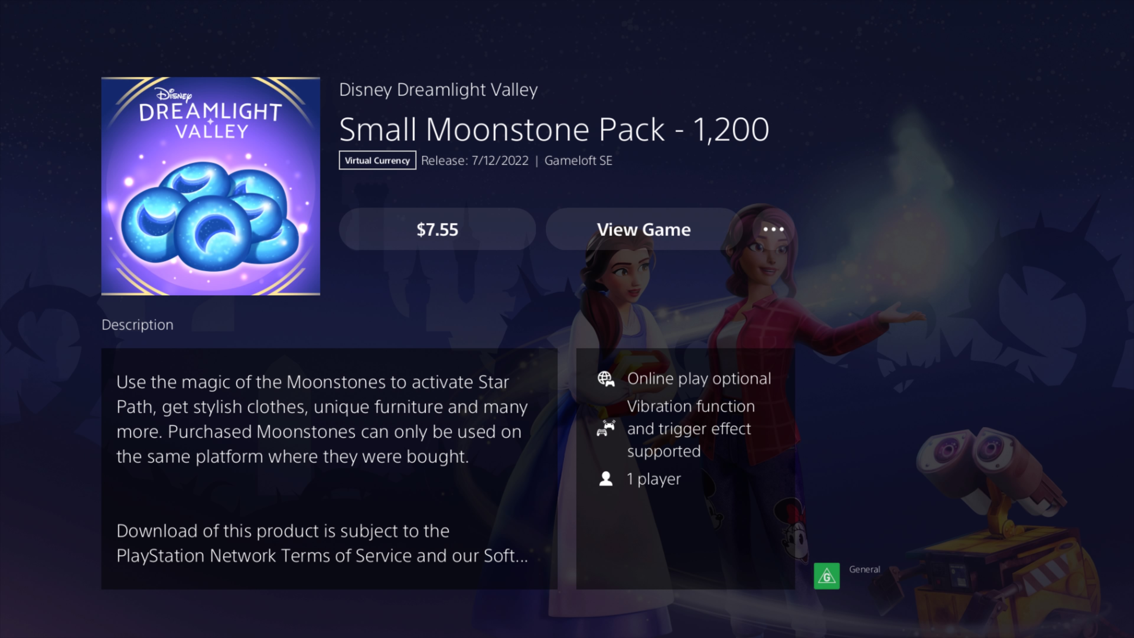[PS5] You can buy moonstones packs now r/DreamlightValley