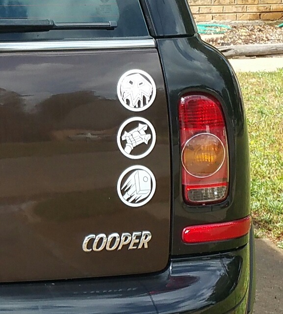 These stickers on the car I just bought. r/whatisthisthing