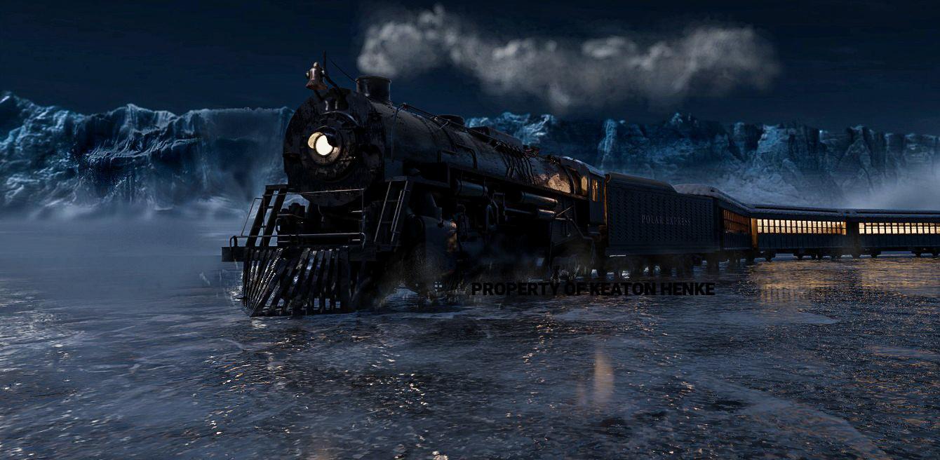 "The Ice Lake" 3D render. (scene rendered in Blender cycles, engine and