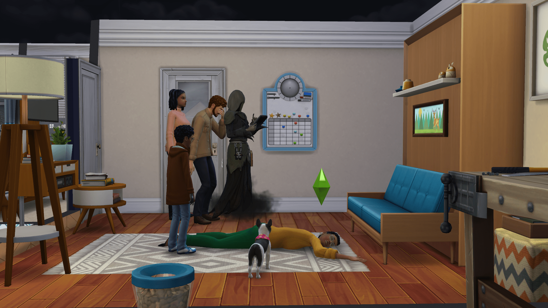 I just bought Tiny Living and a Sim has already died because of the