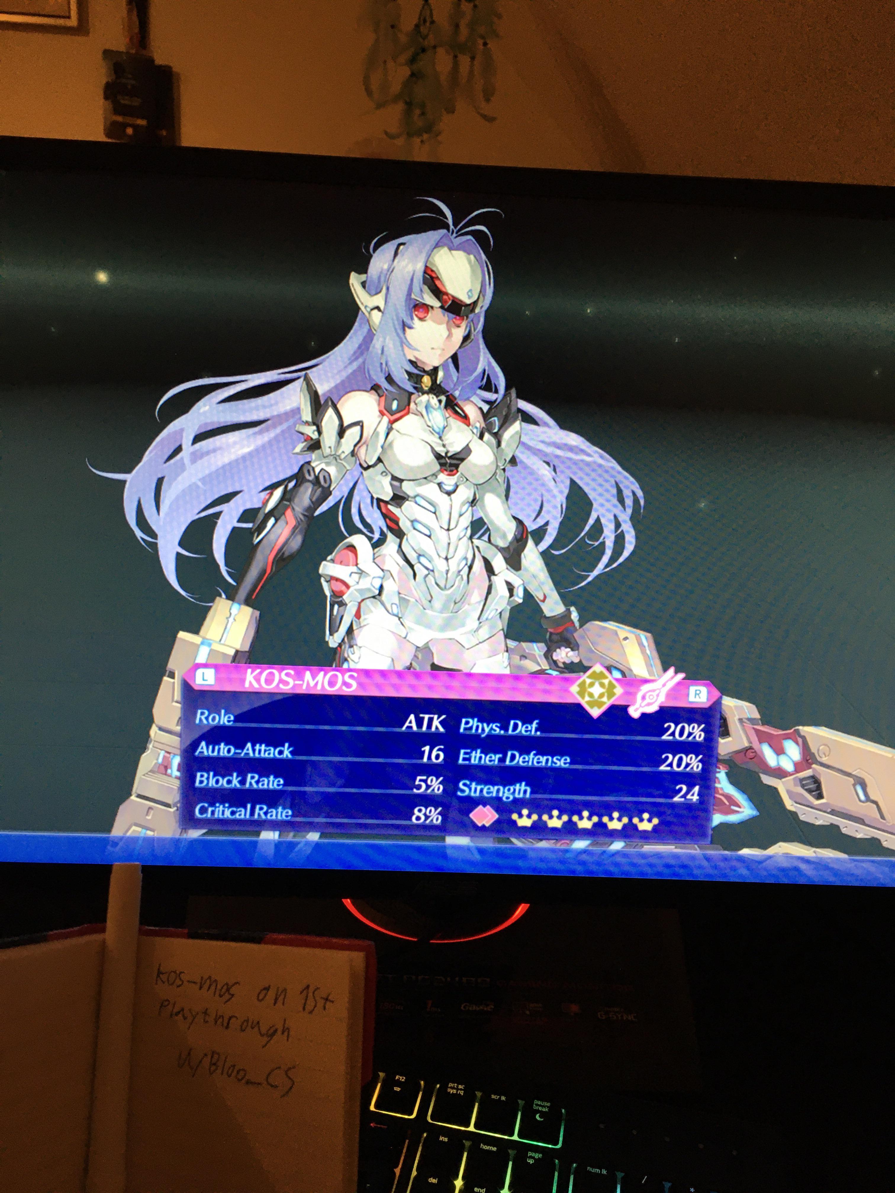 I got KOSMOS D r/XenobladeChronicles2