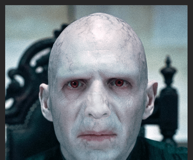 Voldemort with a nose r/mildlyterrifying