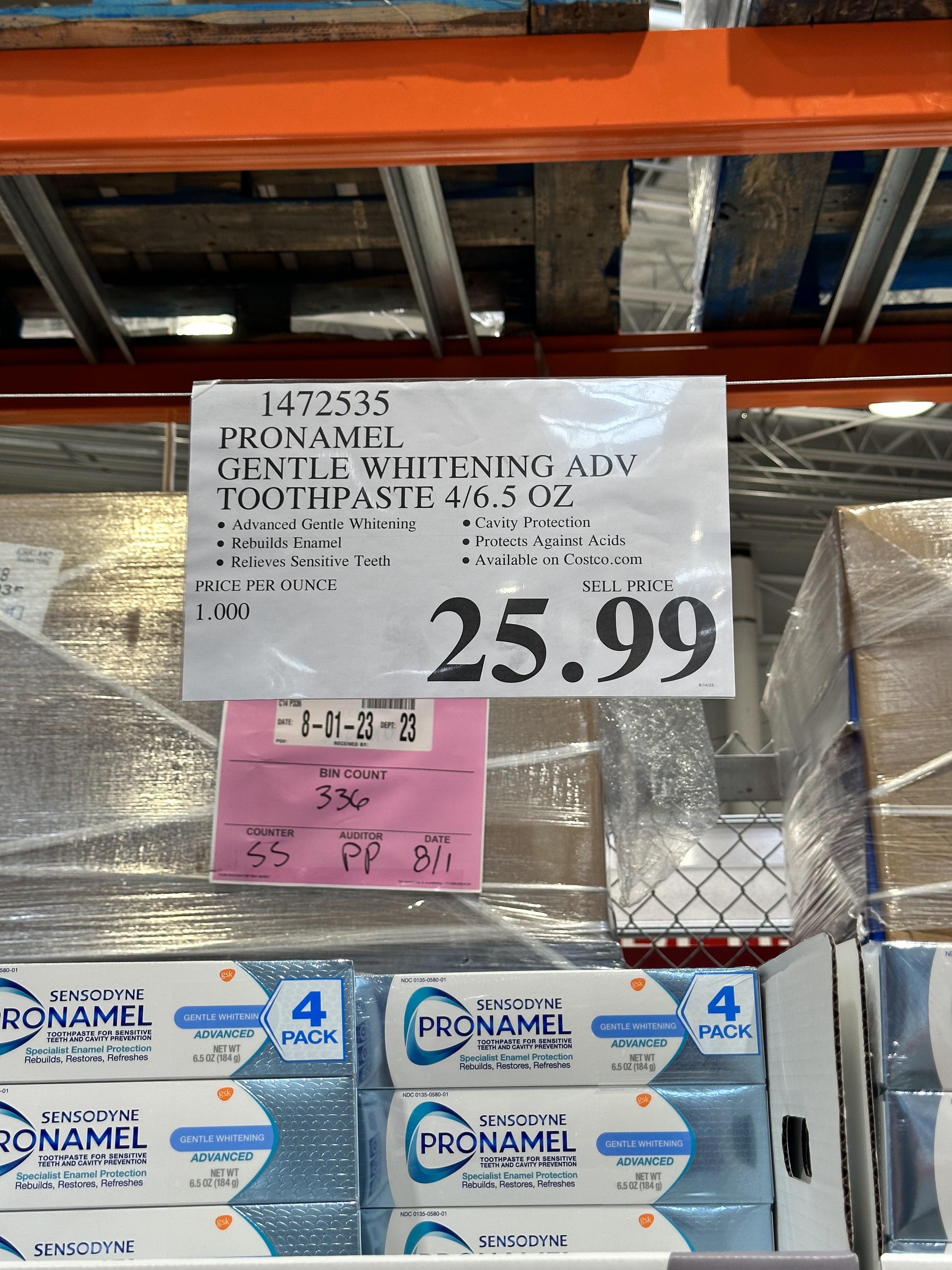 Does toothpaste Pronamel ever go on sale? r/Costco