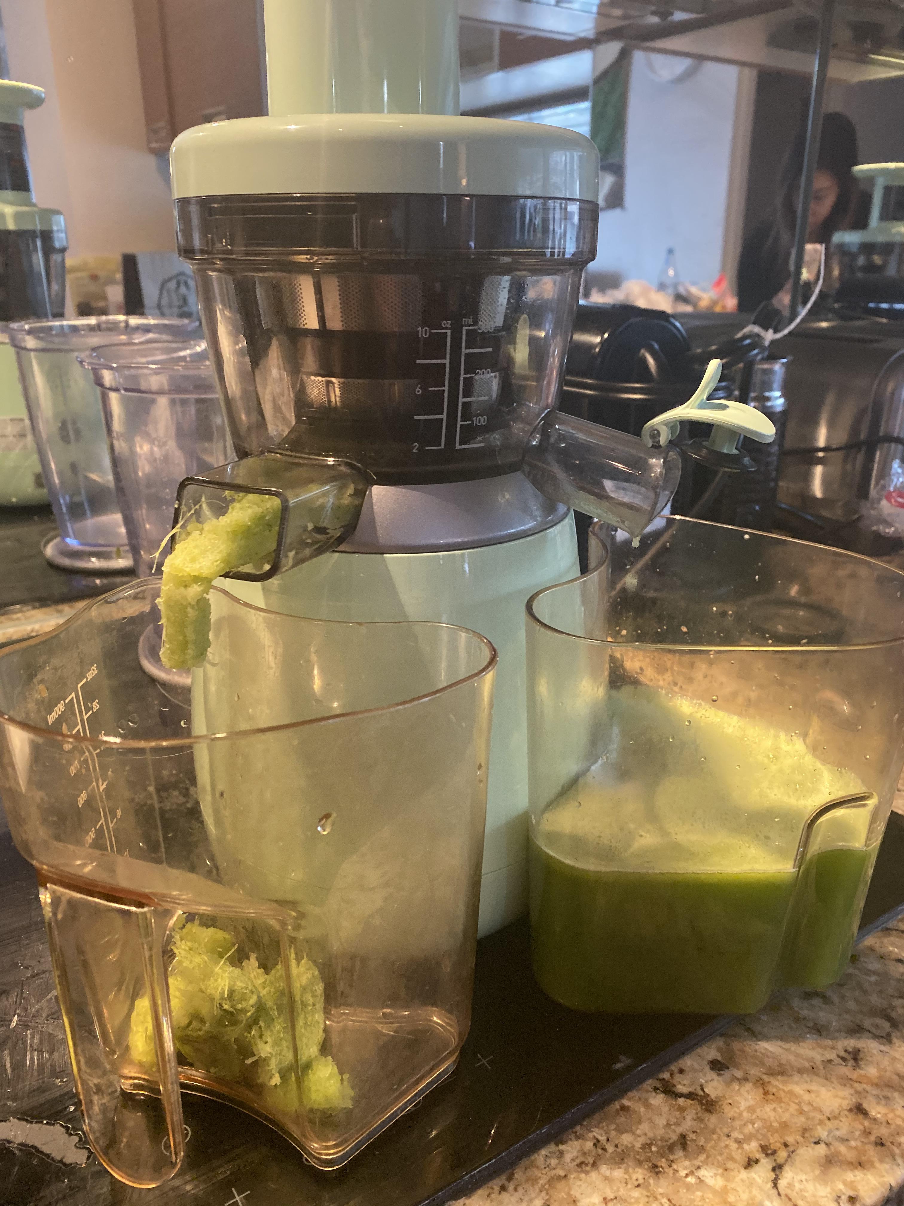 Finally got a slow juicer! Hurom in mint ) r/Juicing