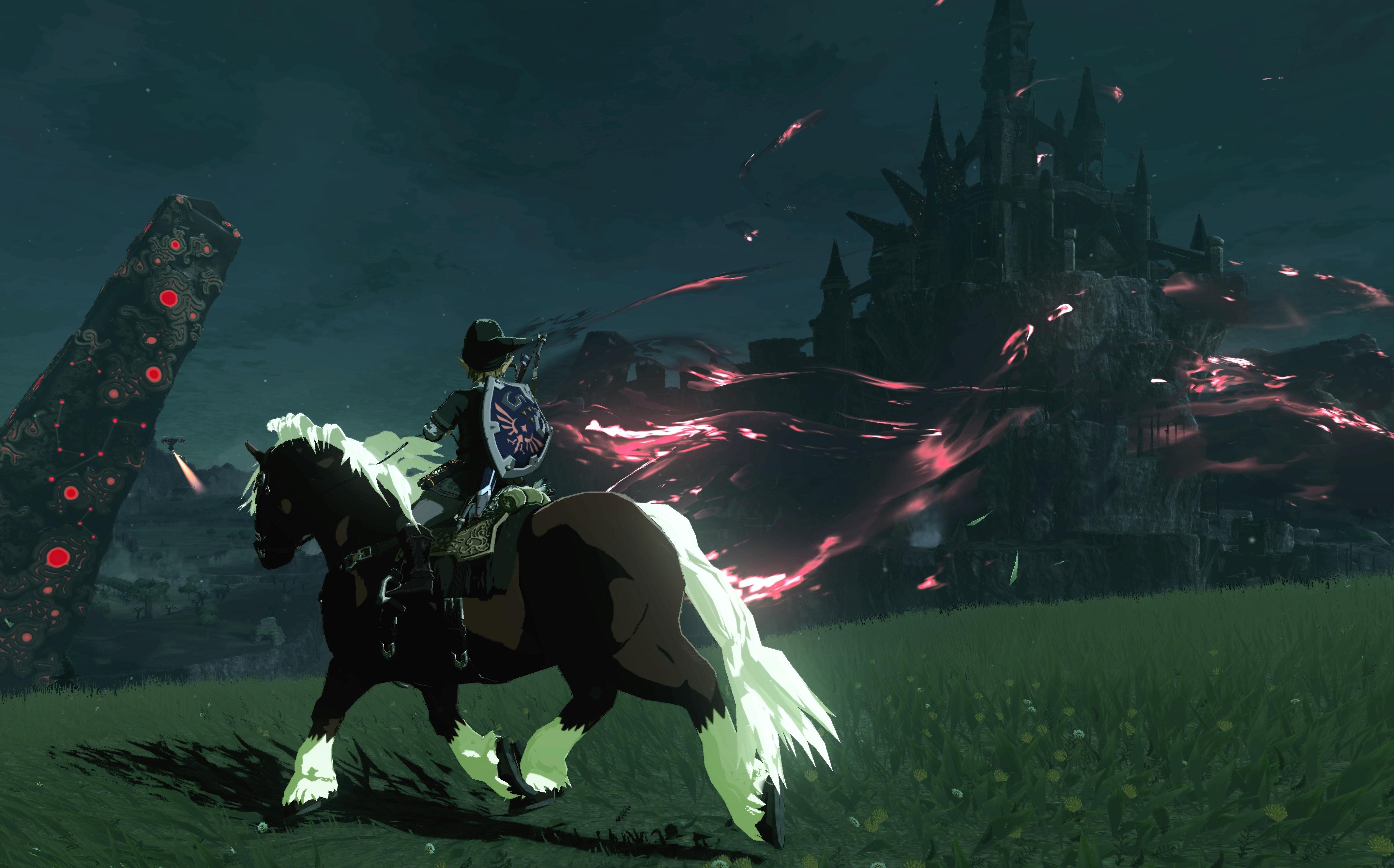 Looking upon Hyrule Castle r/Breath_of_the_Wild