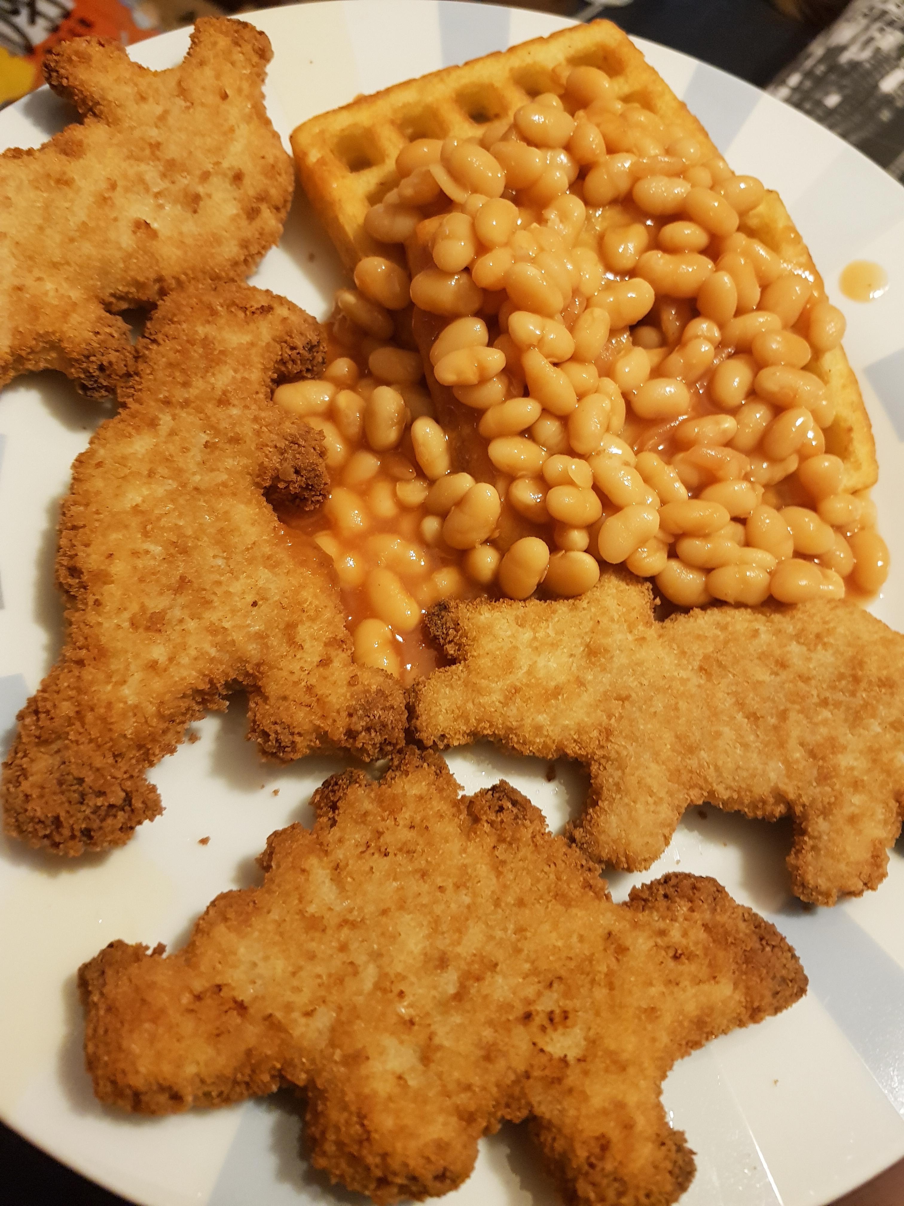 Gourmet dinosaur meat nuggets shittyfoodporn