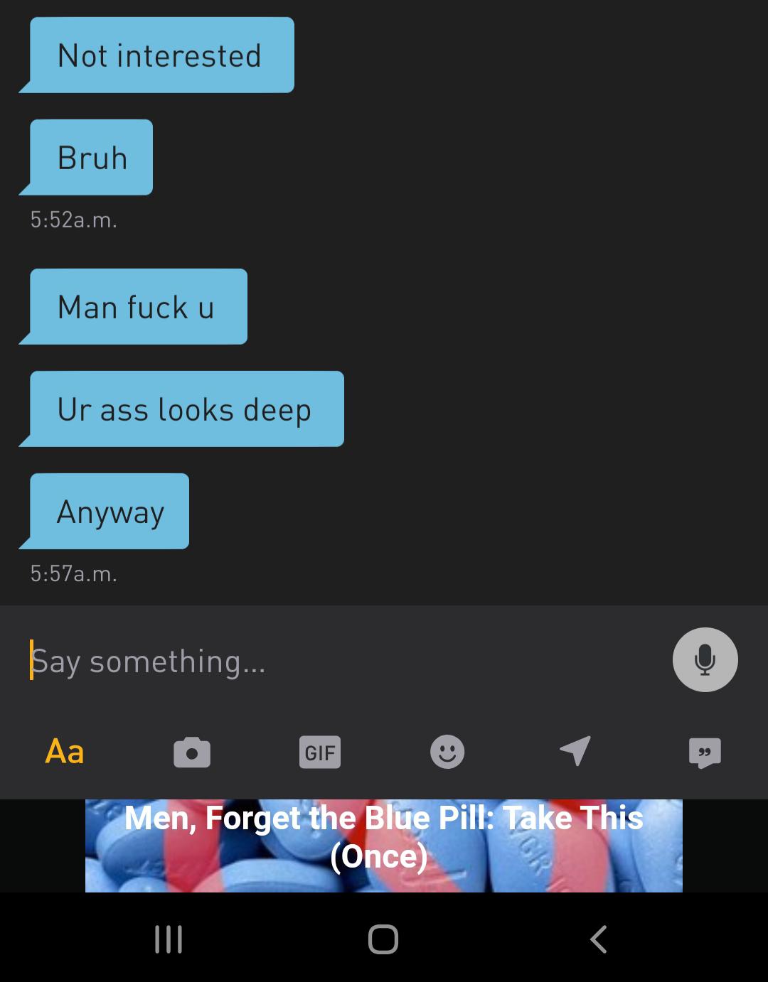 Tops need to know that the large intestine is 1.5 meters long. grindr