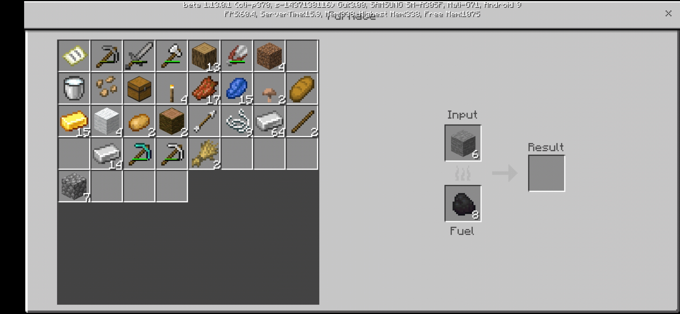 For some reason I can't smelt the stone. r/Minecraft