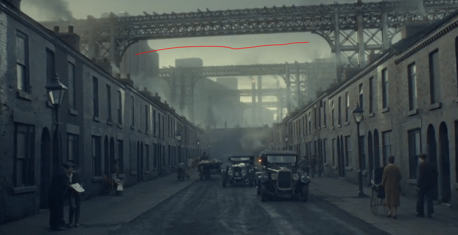 Could any history buffs explain what these structures over small heath are? Season 3 Episode 1