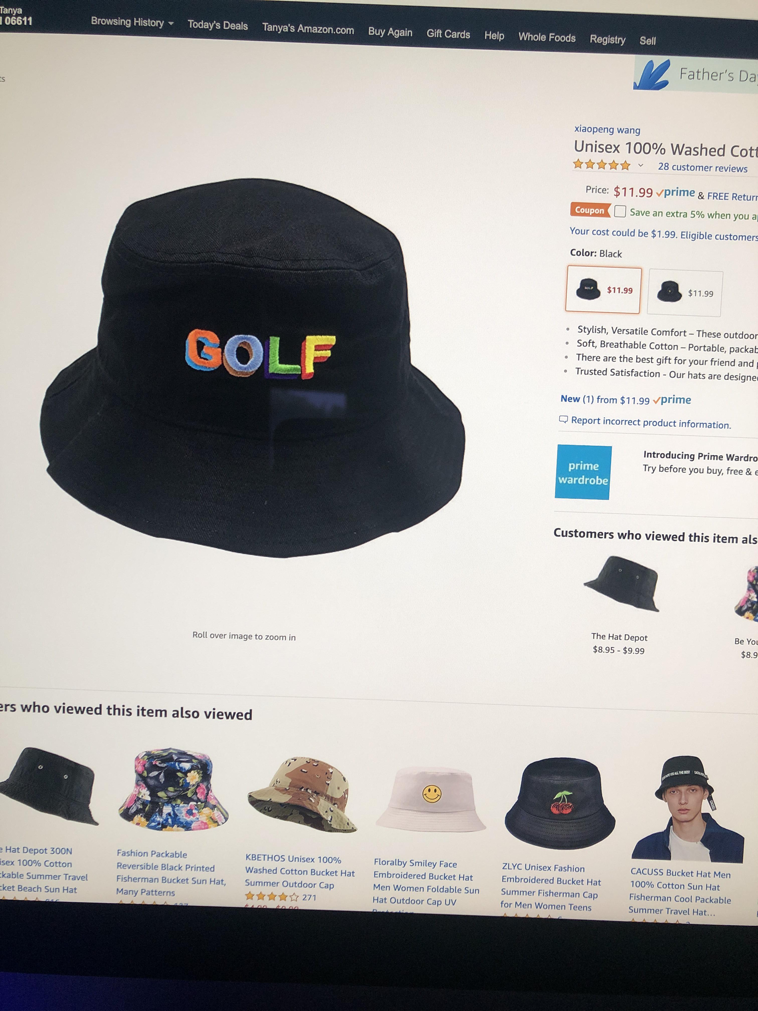 Found this very authentic golf wang bucket hat on amazon for only 11.