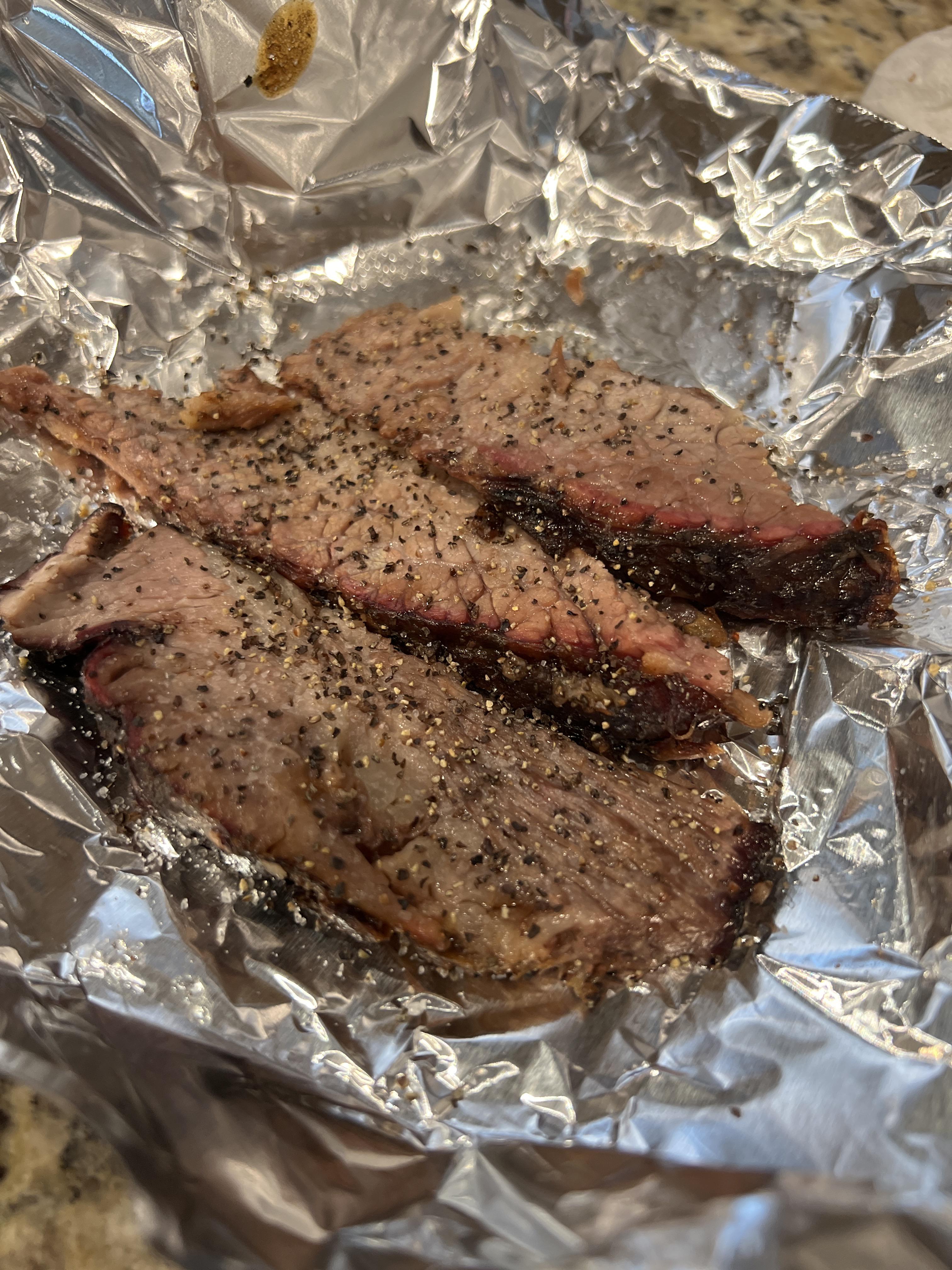 Some of the worst brisket I’ve ever had. It was so bad that I went home