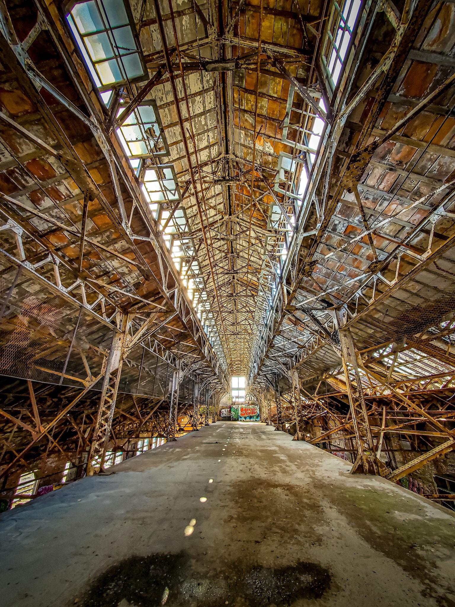 An abandoned factory in Ohio. This was a massive upper level area. r