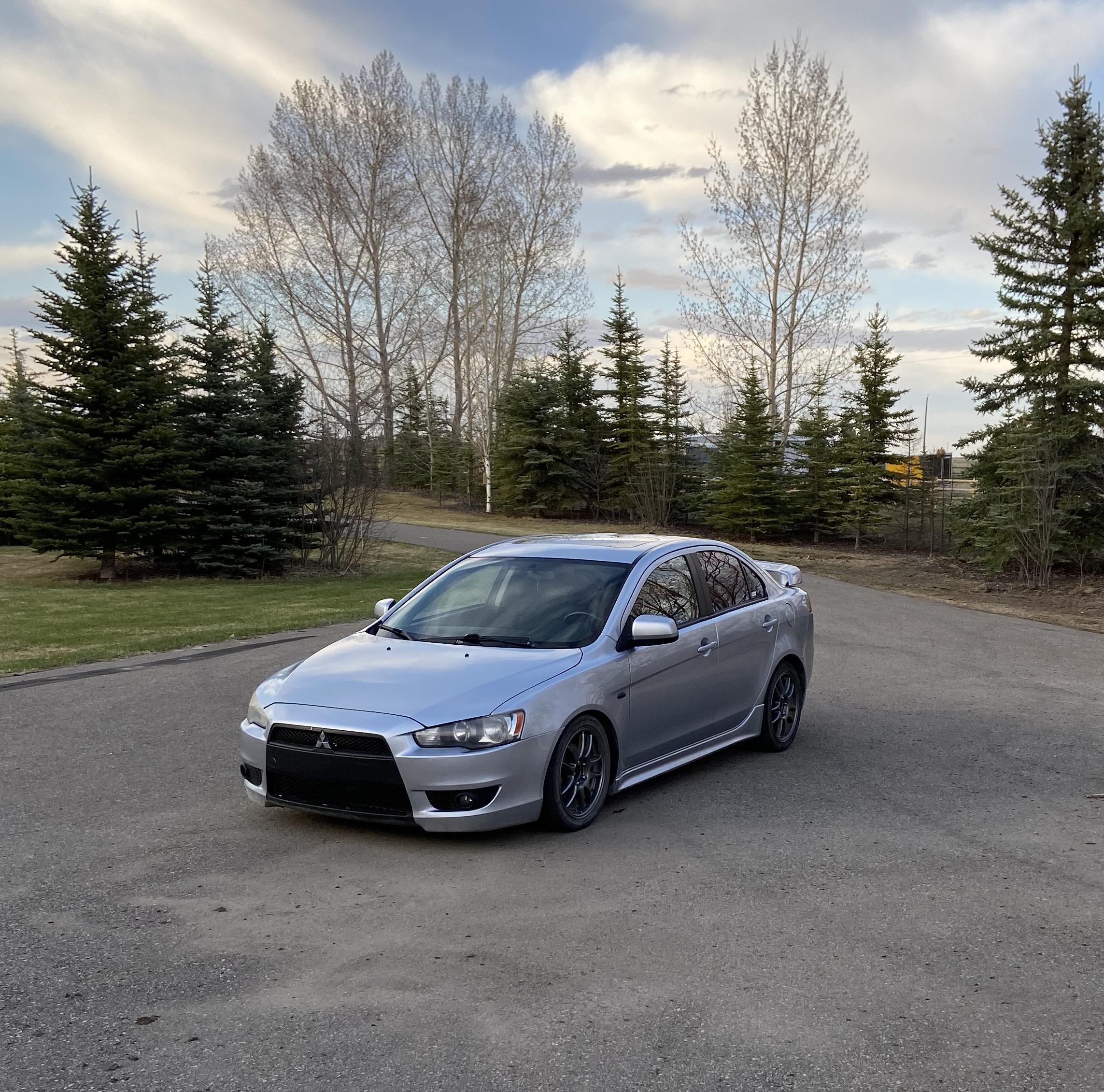 Just installed some coilovers on my 2008 Lancer GTS, Insanely happy