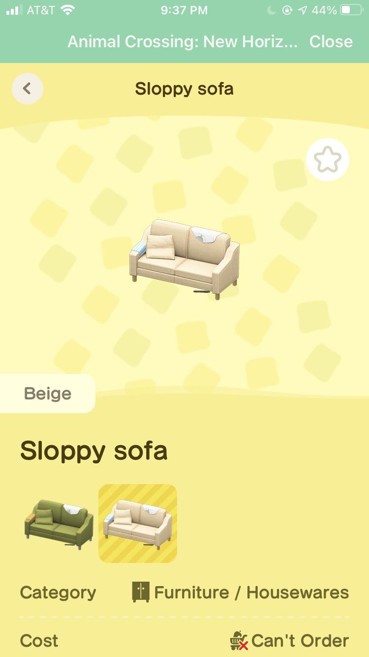 returning furniture set r/ac_newhorizons